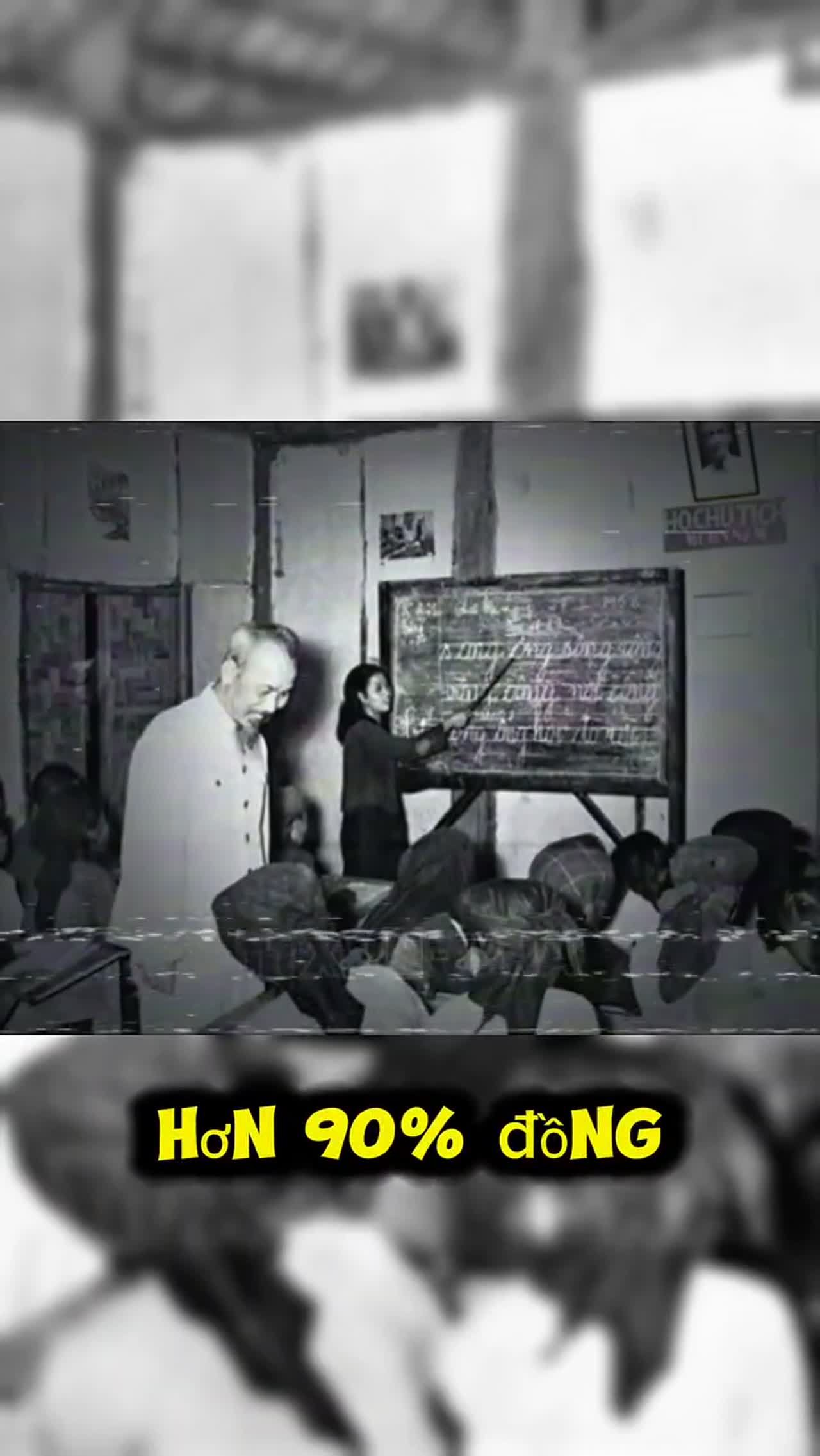 Bác Hồ khắc phục nạn dốt của dân ta