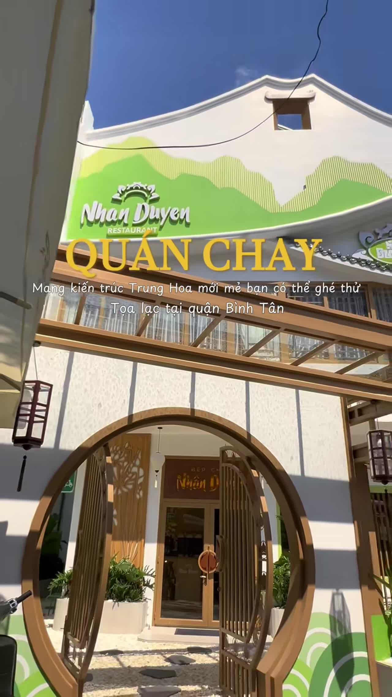 Quán chay kiến trúc Trung Hoa mới mở tại Bình Tân must try cả nhà uii