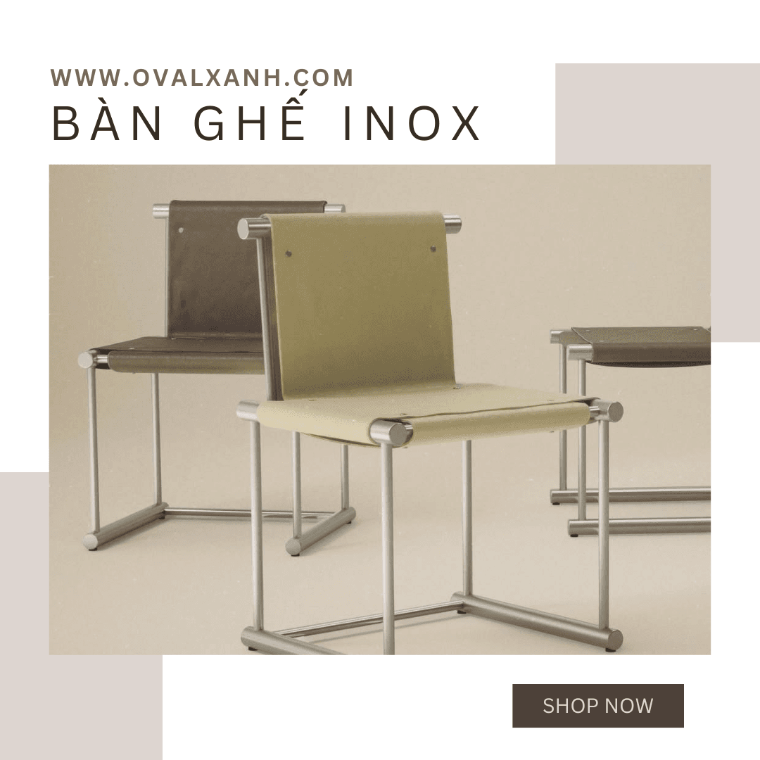 ✨ BÀN GHẾ INOX – BỀN ĐẸP, CHẮC CHẮN, GIÁ TỐT CHO MỌI CÔNG TRÌNH ✨