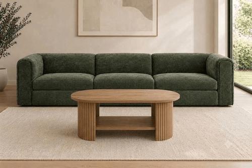 SOFA Gỗ Tự Nhiên Tiêu chuẩn 220x80 bọc nỉ