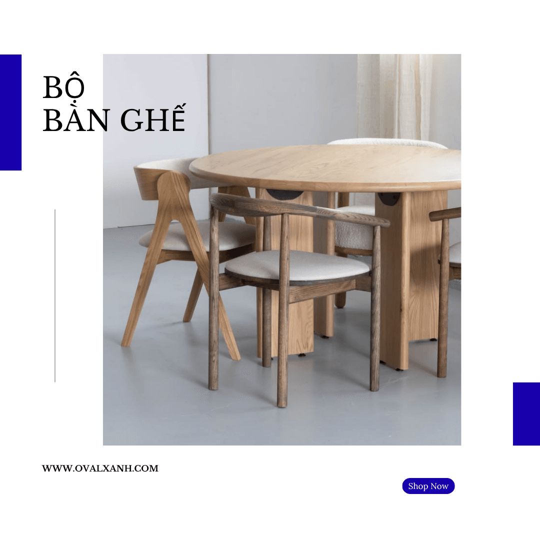 ✨ BỘ BÀN GHẾ ĐẸP – NÂNG TẦM KHÔNG GIAN SỐNG ✨