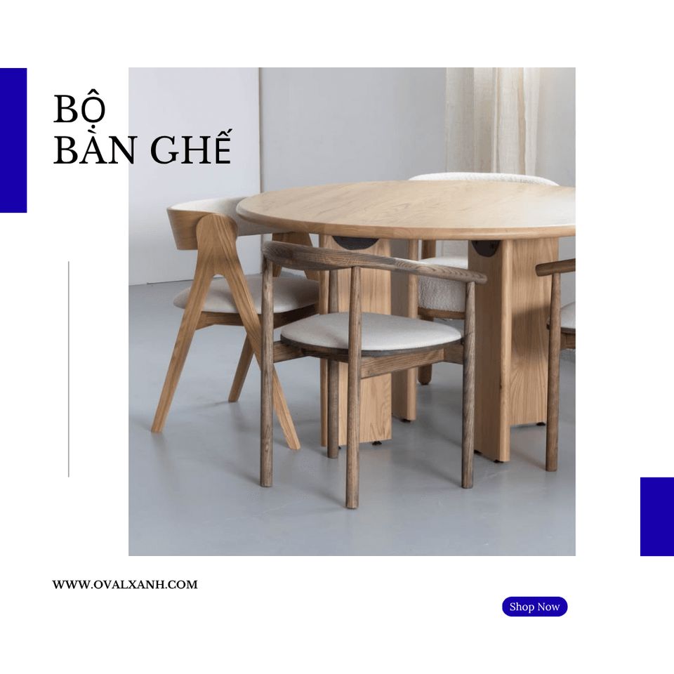 ✨ BỘ BÀN GHẾ ĐẸP – NÂNG TẦM KHÔNG GIAN SỐNG ✨