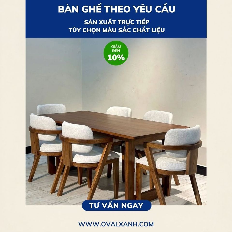 ✨ Định hình không gian ẩm thực gia đình & nhà hàng chuẩn phong cách tối giản
✅ Báo giá giá xưởng: Cung cấp báo giá trực tiếp tận xưởng sản xuất, tối ưu chi phí, không qua mua bán trung gian.
✅ Chiết khấu chốt đơn: Giảm giá 10% off cho đơn hàng dự án, áp dụng chính sách sỉ/lẻ và hỗ trợ chốt đơn nhanh chóng.
✅ Gia công theo bản vẽ: Tùy chỉnh kích thước bộ bàn ăn gỗ tự nhiên, kiểu dáng ghế bọc nỉ/da và màu sơn hoàn thiện chuẩn theo thiết kế.
================================
🎯 207C, Nguyễn Xí, Phường Bình Thạnh, Hồ Chí Minh
📞 Điện thoại: 0903 997496 (Ovalxanh K) (CALL/ZALO)
📩 : contact@ovalxanh.com hoặc ovalxanh@gmail.com
🌐 Website: ovalxanh.com và sanxuatbanghecafe.com
#OvalXanh #Inox #BanGheCafe #DecorQuanCafe #BanGheNhaHang