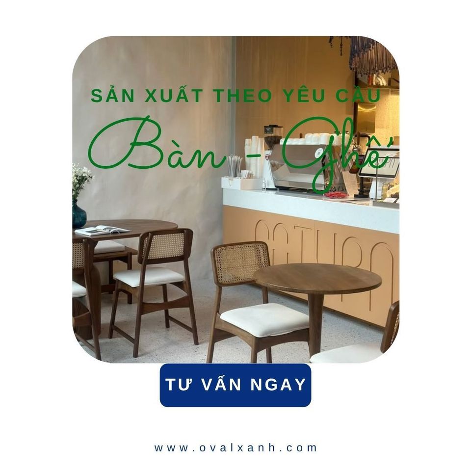 ✨ Nét ấm cúng và thanh lịch cho không gian cafe & nhà hàng
✅ Báo giá giá xưởng: Cung cấp báo giá trực tiếp tận xưởng sản xuất, tối ưu chi phí, không qua mua bán trung gian.
✅ Chiết khấu chốt đơn: Giảm giá 10% off cho đơn hàng dự án, áp dụng chính sách sỉ/lẻ và hỗ trợ chốt đơn nhanh chóng.
✅ Gia công theo bản vẽ: Tùy chỉnh chất liệu khung gỗ tự nhiên, màu vải/da bọc đệm và kích thước bàn tròn cafe chuẩn theo thiết kế.
================================
🎯 207C, Nguyễn Xí, Phường Bình Thạnh, Hồ Chí Minh
📞 Điện thoại: 0903 997496 (Ovalxanh K) (CALL/ZALO)
📩 : contact@ovalxanh.com hoặc ovalxanh@gmail.com
🌐 Website: ovalxanh.com và sanxuatbanghecafe.com
#OvalXanh #Inox #BanGheCafe #DecorQuanCafe #BanGheNhaHang
