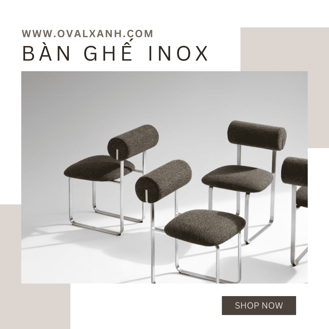 ✨ BÀN GHẾ INOX – BỀN ĐẸP, CHẮC CHẮN, GIÁ TỐT CHO MỌI CÔNG TRÌNH ✨