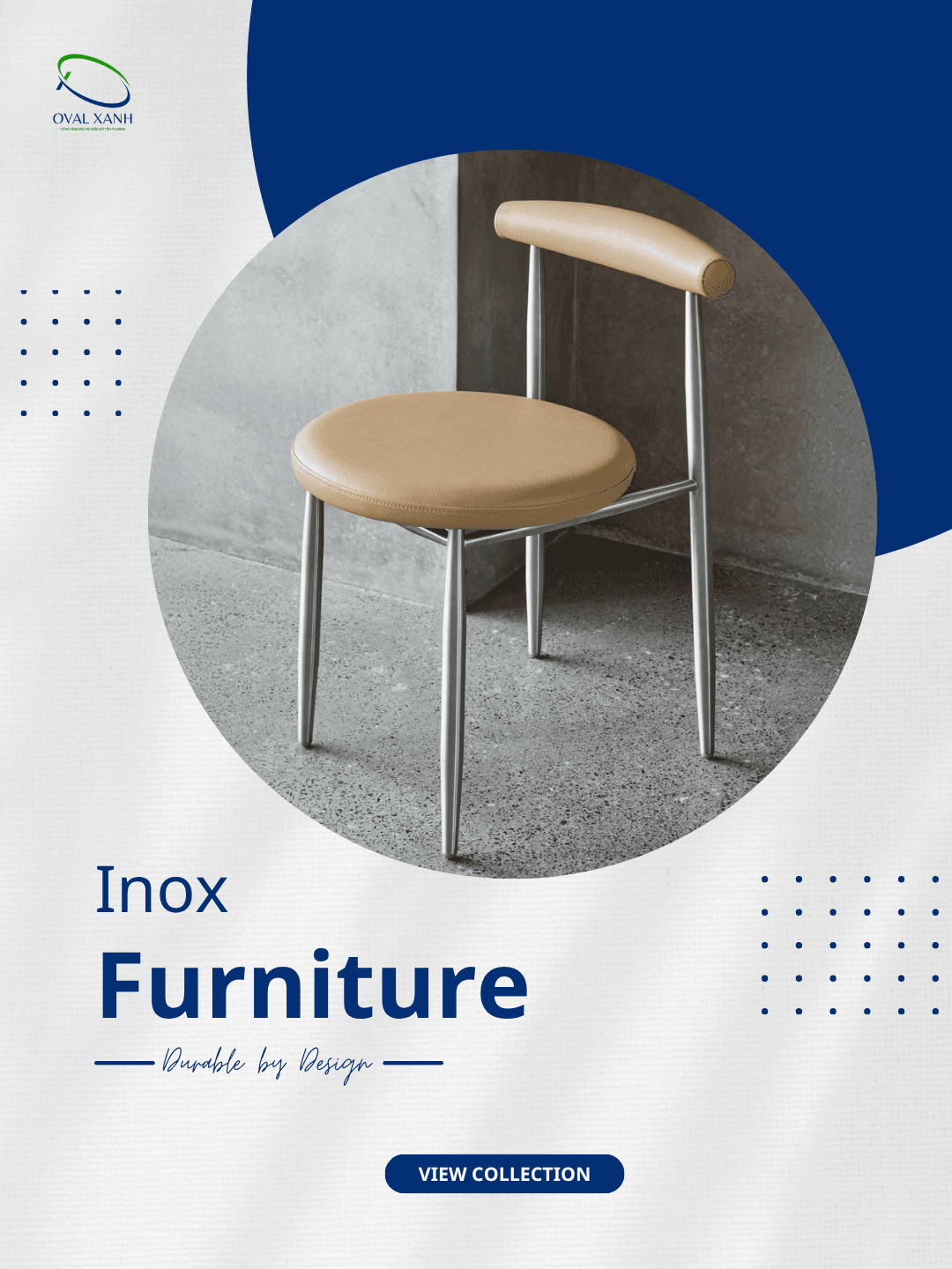 ✨ **BỀN ĐẸP TỪNG CHI TIẾT – TINH TẾ TRONG TỪNG KHÔNG GIAN**

Bàn ghế inox không chỉ ghi điểm bởi vẻ ngoài hiện đại mà còn nổi bật với **độ bền cao, chắc chắn và dễ vệ sinh**.

✔️ Khung inox sáng đẹp, hạn chế gỉ sét
✔️ Kết cấu chắc chắn, sử dụng lâu dài
✔️ Kiểu dáng tối giản, dễ phối nhiều phong cách
✔️ Phù hợp nhà hàng, quán café, khách sạn và không gian gia đình

Một lựa chọn vừa **thực dụng – bền bỉ – thẩm mỹ**, giúp không gian luôn gọn gàng và chuyên nghiệp. 🤍

📩 Inbox để được tư vấn mẫu và báo giá theo nhu cầu.

🎯 207C Nguyễn Xí, P.Bình Thạnh, TP. Hồ Chí Minh
📞  0938 146 086 (CALL/ZALO)
📩  Contact@ovalxanh.com / ovalxanh@gmail.com
🌐  ovalxanh.com / sanxuatbanghecafe.com

#baninox #gheinox #bangheinox #noithat #noithatnhahang #noithatquancafe #banghenhahang #ovalxanh
