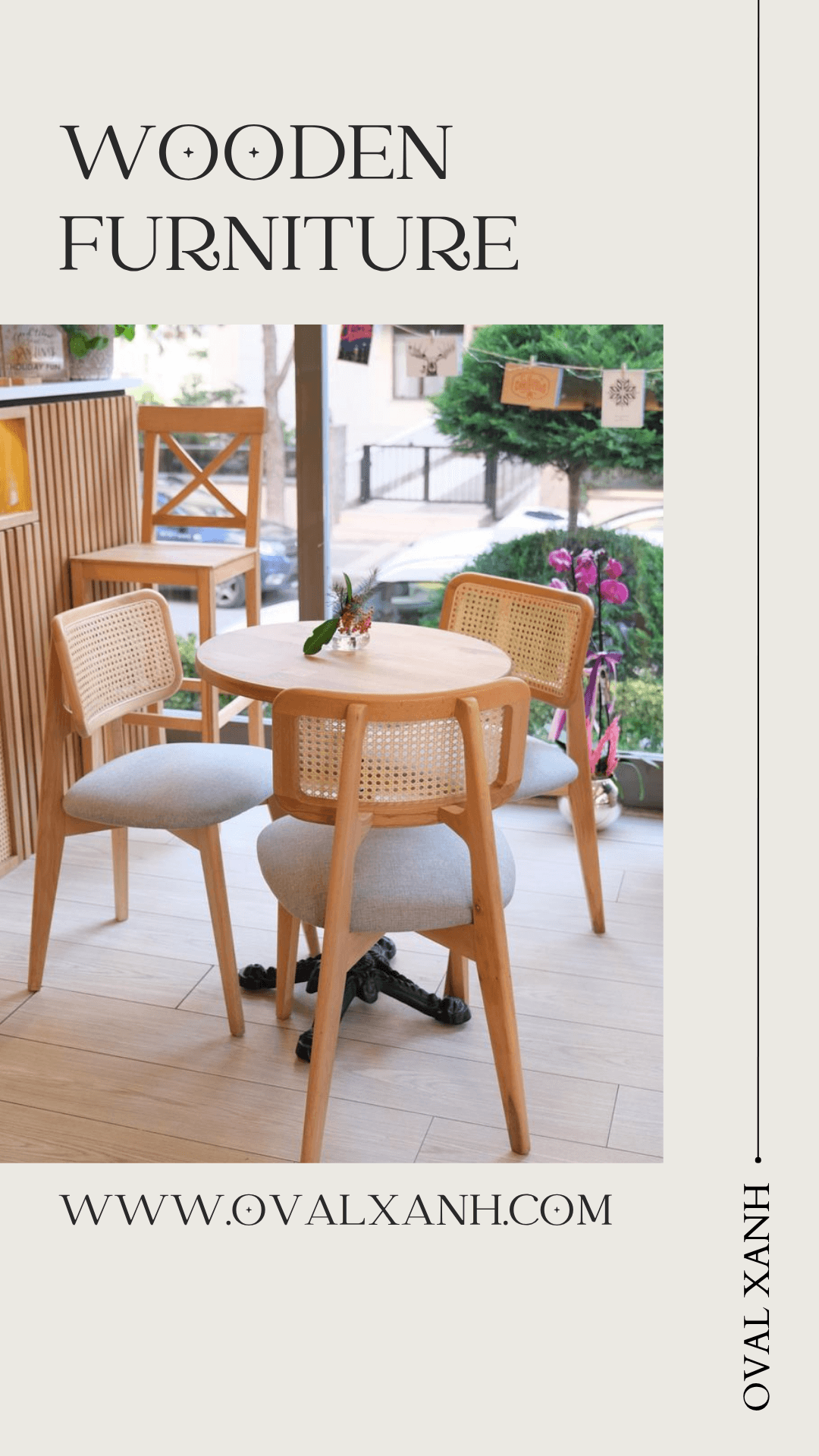 🌳 BÀN GHẾ GỖ TỰ NHIÊN – BỀN ĐẸP THEO THỜI GIAN 🌳