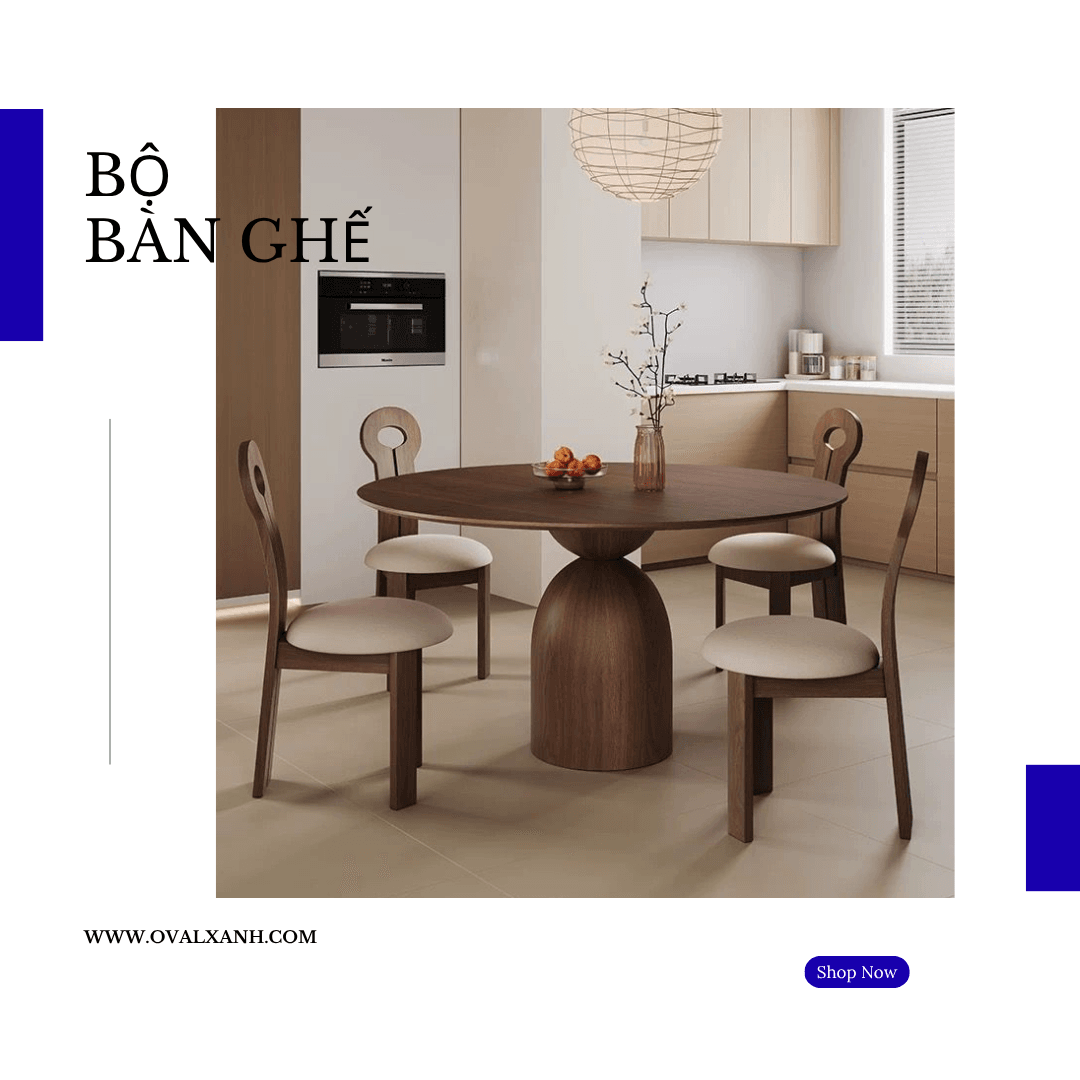 ✨ BỘ BÀN GHẾ ĐẸP – NÂNG TẦM KHÔNG GIAN SỐNG ✨