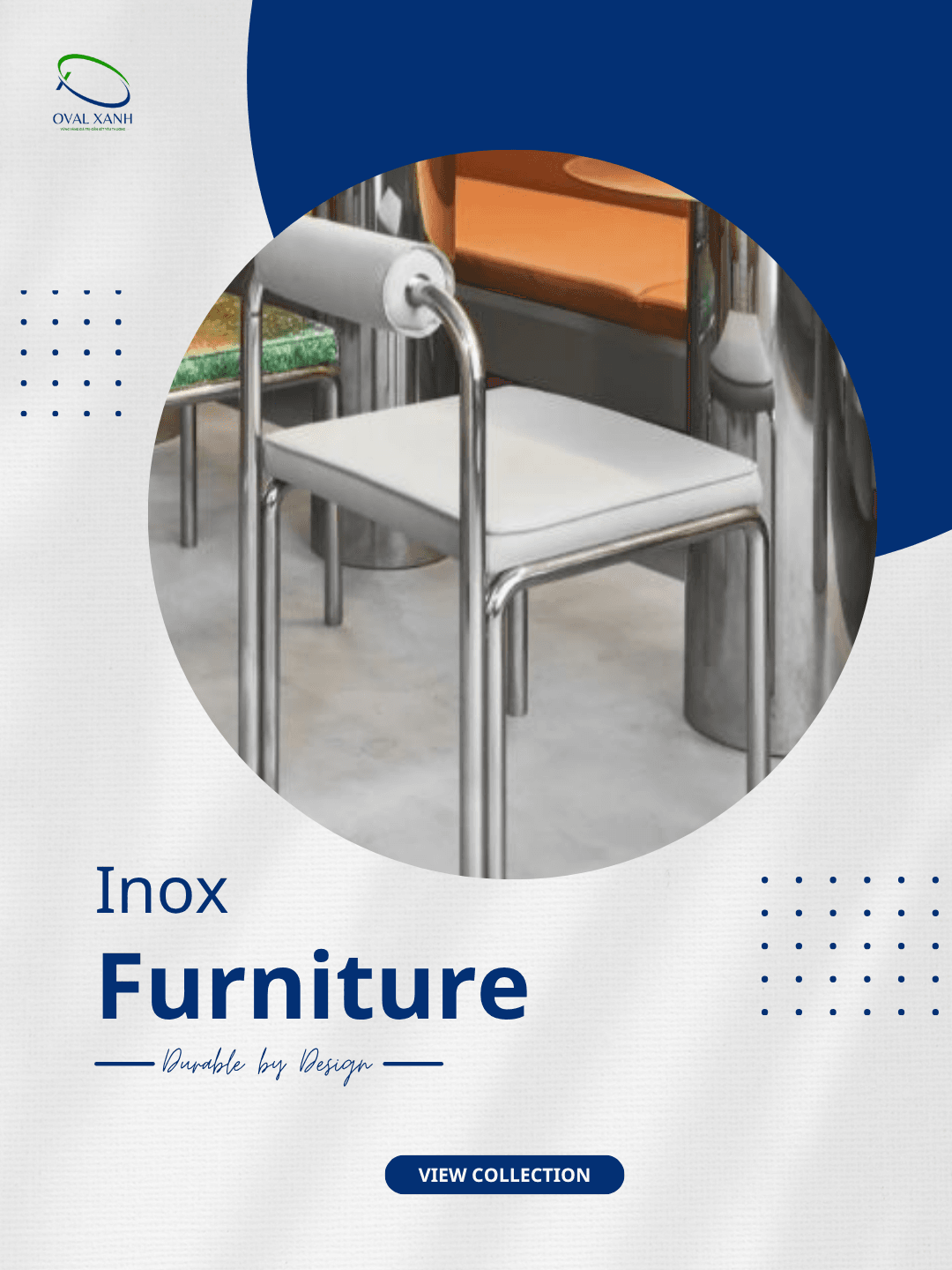 ✨ **BỀN ĐẸP TỪNG CHI TIẾT – TINH TẾ TRONG TỪNG KHÔNG GIAN**

Bàn ghế inox không chỉ ghi điểm bởi vẻ ngoài hiện đại mà còn nổi bật với **độ bền cao, chắc chắn và dễ vệ sinh**.

✔️ Khung inox sáng đẹp, hạn chế gỉ sét
✔️ Kết cấu chắc chắn, sử dụng lâu dài
✔️ Kiểu dáng tối giản, dễ phối nhiều phong cách
✔️ Phù hợp nhà hàng, quán café, khách sạn và không gian gia đình

Một lựa chọn vừa **thực dụng – bền bỉ – thẩm mỹ**, giúp không gian luôn gọn gàng và chuyên nghiệp. 🤍

📩 Inbox để được tư vấn mẫu và báo giá theo nhu cầu.

🎯 207C Nguyễn Xí, P.Bình Thạnh, TP. Hồ Chí Minh
📞  0938 146 086 (CALL/ZALO)
📩  Contact@ovalxanh.com / ovalxanh@gmail.com
🌐  ovalxanh.com / sanxuatbanghecafe.com

#baninox #gheinox #bangheinox #noithat #noithatnhahang #noithatquancafe #banghenhahang #ovalxanh
