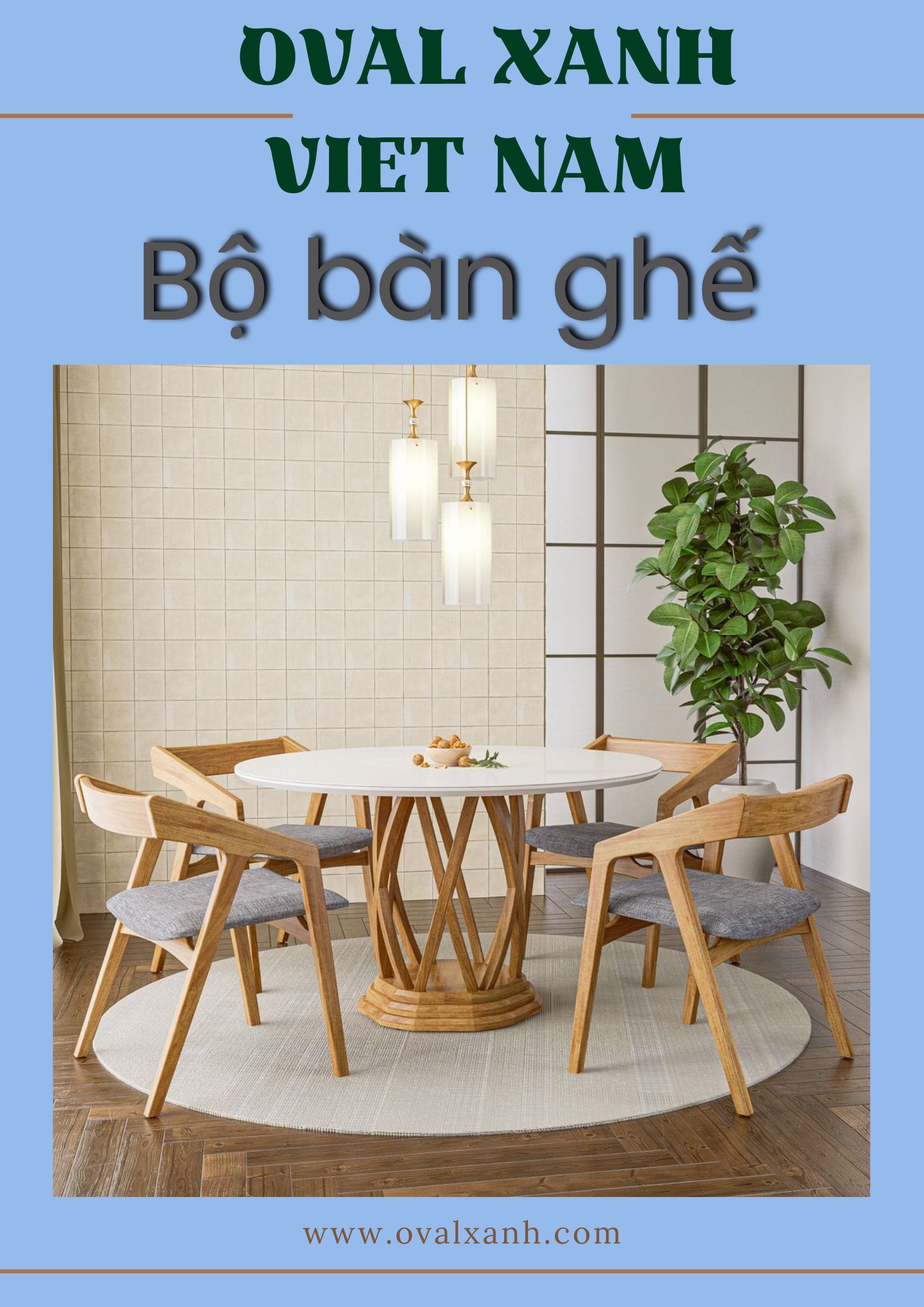 ✨ **Bộ bàn ghế phòng ăn – Nâng tầm không gian sống**

Một bộ bàn ghế đẹp không chỉ mang đến sự tiện nghi mà còn tạo nên những bữa cơm ấm cúng cho cả gia đình.

✔️ Thiết kế hiện đại, phù hợp nhiều phong cách nội thất.
✔️ Chất liệu gỗ bền đẹp, chắc chắn theo thời gian.
✔️ Gia công tỉ mỉ, hoàn thiện sắc nét.
✔️ Nhận sản xuất theo yêu cầu về kích thước, màu sắc và số lượng.
==========================
🎯 207C, Nguyễn Xí, Phường Bình Thạnh, Hồ Chí Minh
📞 Điện thoại: 0939546469 (CALL/ZALO)
📩 : Contact@ovalxanh.com hoặc ovalxanh@gmail.com
🌐 website: ovalxanh.com và sanxuatbanghecafe.com
#OvalXanh #NoiThatCafe #BanGheNhaHang #DecorQuanCafe #InteriorDesign