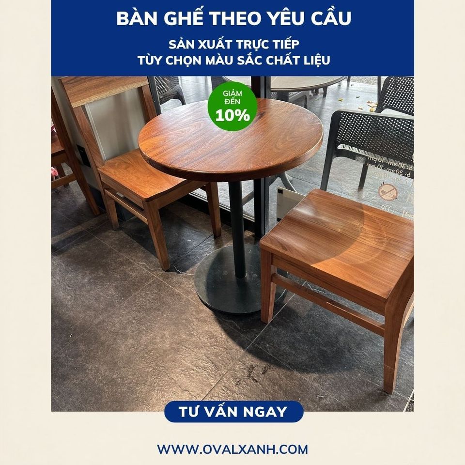 ✨ Giải pháp bàn ghế cafe nhỏ gọn tối ưu diện tích và thẩm mỹ
✅ Báo giá giá xưởng: Cung cấp báo giá trực tiếp tận xưởng sản xuất, tối ưu chi phí, không qua mua bán trung gian.
✅ Chiết khấu chốt đơn: Giảm giá 10% off cho đơn hàng dự án, áp dụng chính sách sỉ/lẻ và hỗ trợ chốt đơn nhanh chóng.
✅ Gia công theo bản vẽ: Tùy chỉnh kích thước mặt bàn tròn/vuông, màu sơn tĩnh điện khung sắt và kiểu dáng ghế cafe chuẩn theo thiết kế.
================================
🎯 207C, Nguyễn Xí, Phường Bình Thạnh, Hồ Chí Minh
📞 Điện thoại: 0903 997496 (Ovalxanh K) (CALL/ZALO)
📩 : contact@ovalxanh.com hoặc ovalxanh@gmail.com
🌐 Website: ovalxanh.com và sanxuatbanghecafe.com
#OvalXanh #Inox #BanGheCafe #DecorQuanCafe #BanGheNhaHang