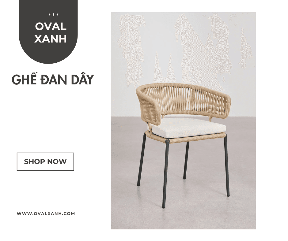 ✨ GHẾ ĐAN DÂY – NÉT ĐẸP TINH TẾ CHO MỌI KHÔNG GIAN ✨