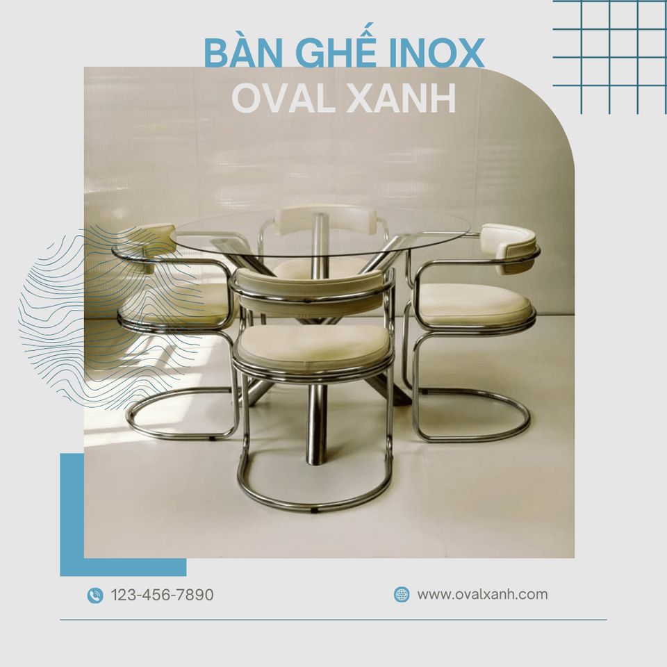 ☕ **BÀN GHẾ INOX QUÁN CAFE – GIÁ TẬN XƯỞNG**