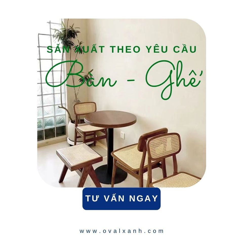 ✨ Nét ấm cúng và thanh lịch cho không gian cafe & nhà hàng
✅ Báo giá giá xưởng: Cung cấp báo giá trực tiếp tận xưởng sản xuất, tối ưu chi phí, không qua mua bán trung gian.
✅ Chiết khấu chốt đơn: Giảm giá 10% off cho đơn hàng dự án, áp dụng chính sách sỉ/lẻ và hỗ trợ chốt đơn nhanh chóng.
✅ Gia công theo bản vẽ: Tùy chỉnh chất liệu khung gỗ tự nhiên, màu vải/da bọc đệm và kích thước bàn tròn cafe chuẩn theo thiết kế.
================================
🎯 207C, Nguyễn Xí, Phường Bình Thạnh, Hồ Chí Minh
📞 Điện thoại: 0903 997496 (Ovalxanh K) (CALL/ZALO)
📩 : contact@ovalxanh.com hoặc ovalxanh@gmail.com
🌐 Website: ovalxanh.com và sanxuatbanghecafe.com
#OvalXanh #Inox #BanGheCafe #DecorQuanCafe #BanGheNhaHang