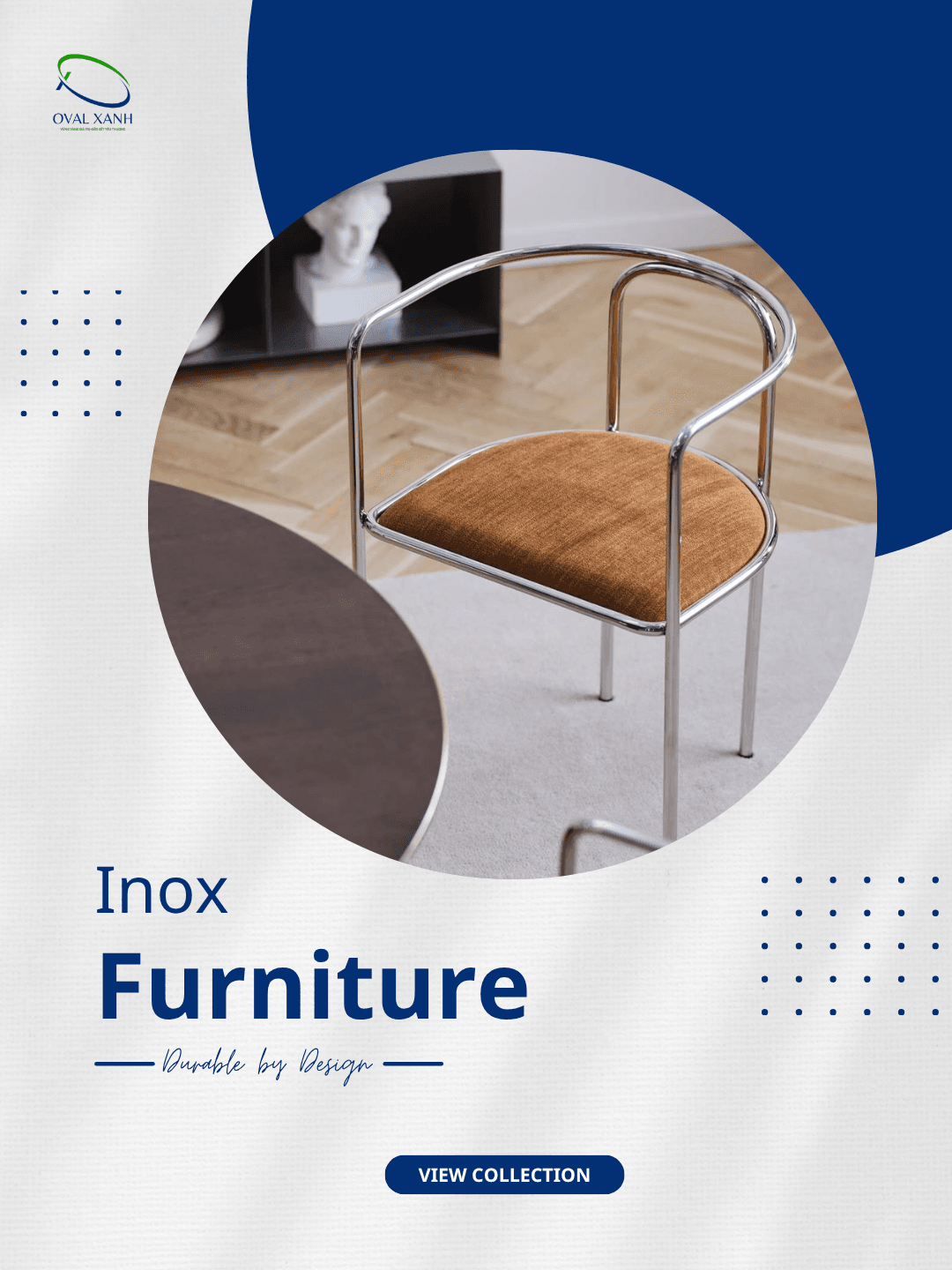 ✨ **BỀN ĐẸP TỪNG CHI TIẾT – TINH TẾ TRONG TỪNG KHÔNG GIAN**

Bàn ghế inox không chỉ ghi điểm bởi vẻ ngoài hiện đại mà còn nổi bật với **độ bền cao, chắc chắn và dễ vệ sinh**.

✔️ Khung inox sáng đẹp, hạn chế gỉ sét
✔️ Kết cấu chắc chắn, sử dụng lâu dài
✔️ Kiểu dáng tối giản, dễ phối nhiều phong cách
✔️ Phù hợp nhà hàng, quán café, khách sạn và không gian gia đình

Một lựa chọn vừa **thực dụng – bền bỉ – thẩm mỹ**, giúp không gian luôn gọn gàng và chuyên nghiệp. 🤍

📩 Inbox để được tư vấn mẫu và báo giá theo nhu cầu.

🎯 207C Nguyễn Xí, P.Bình Thạnh, TP. Hồ Chí Minh
📞  0938 146 086 (CALL/ZALO)
📩  Contact@ovalxanh.com / ovalxanh@gmail.com
🌐  ovalxanh.com / sanxuatbanghecafe.com

#baninox #gheinox #bangheinox #noithat #noithatnhahang #noithatquancafe #banghenhahang #ovalxanh