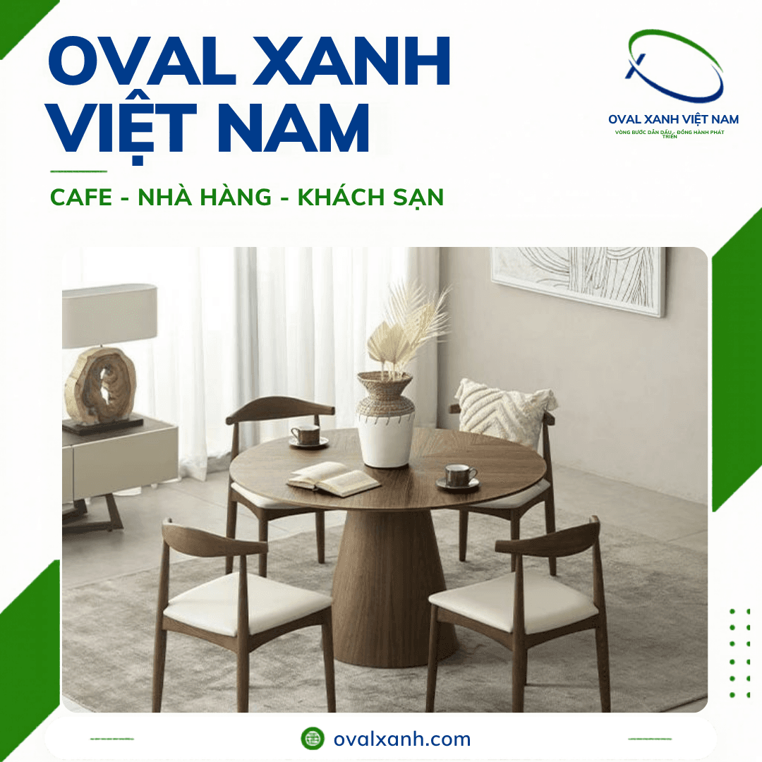 🔹 Góc ấm cúng cho không gian nhà hàng, cafe & gia đình
Những bộ bàn ăn gỗ tự nhiên, bàn tròn gỗ kết hợp ghế đan mây luôn mang lại cảm giác vô cùng gần gũi, tinh tế và ấm áp.
🔹 Giá xưởng trực tiếp: Bên mình hỗ trợ báo giá giá gốc trực tiếp tận xưởng gia công, không qua trung gian để tối ưu chi phí.
🔹 Chính sách chiết khấu: Luôn có ưu đãi giảm giá sâu và chiết khấu hấp dẫn cho khách hàng mua bán số lượng lớn và chốt đơn dự án.
🔹 Gia công theo yêu cầu: Khách hàng tự do chọn màu sơn gỗ, kích thước mặt bàn và chất liệu ghế để chốt đơn hoàn hảo theo thiết kế.
==========================
🎯 207C, Nguyễn Xí, Phường Bình Thạnh, Hồ Chí Minh
📞 Điện thoại: 0938 146 086 (Hiếu) (CALL/ZALO)
📩 : Contact@ovalxanh.com hoặc ovalxanh@gmail.com
🌐 website: ovalxanh.com và sanxuatbanghecafe.com
#OvalXanh #NoiThatCafe #BanGheNhaHang #DecorQuanCafe #InteriorDesign