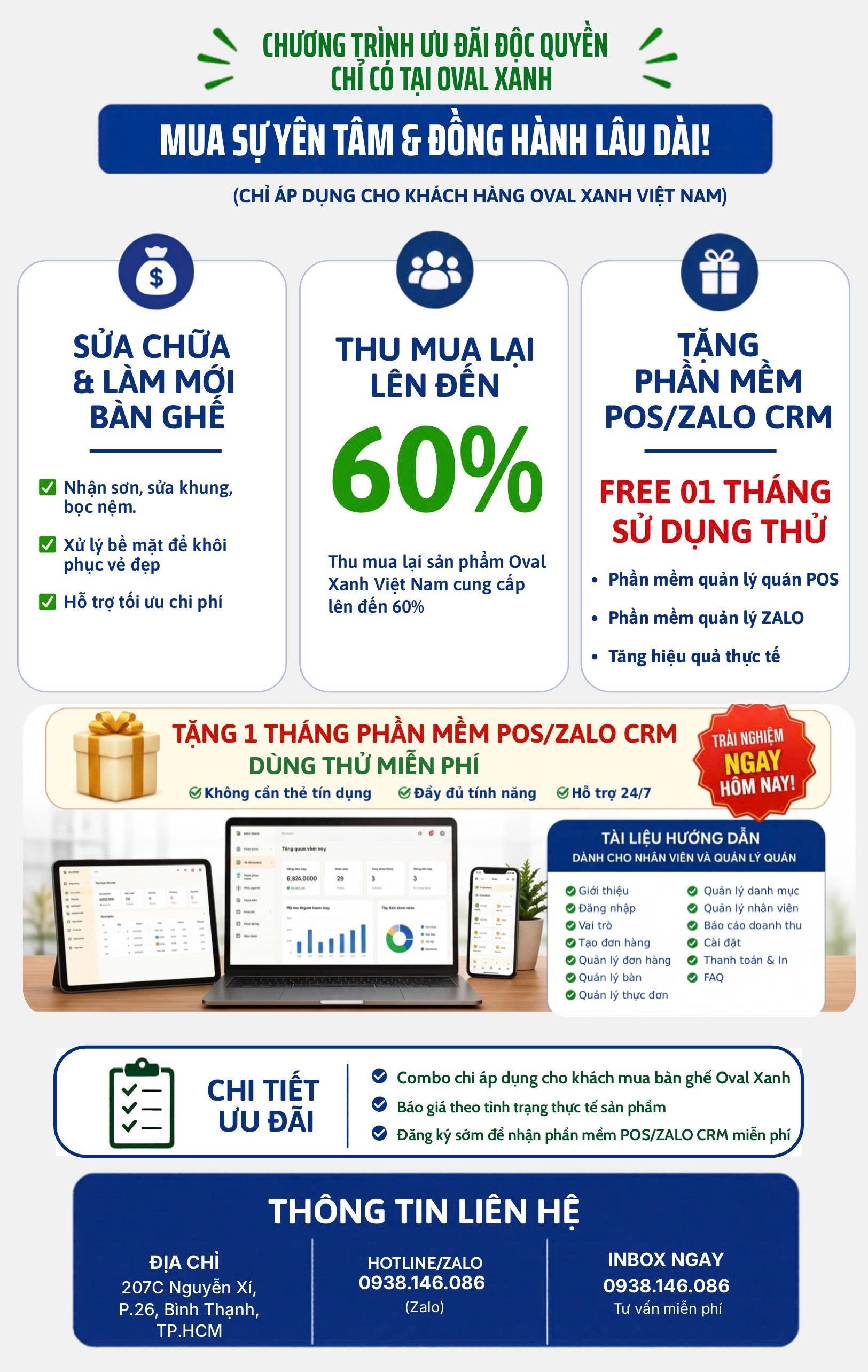 🌿 **GHẾ KHUNG GỖ – VẺ ĐẸP TỰ NHIÊN, TINH TẾ VÀ BỀN ĐẸP** 🌿
Một mẫu ghế đẹp không chỉ tạo sự thoải mái mà còn góp phần hoàn thiện phong cách cho cả không gian. Ghế khung gỗ nổi bật với vẻ đẹp mộc mạc, sang trọng và dễ dàng kết hợp với nhiều kiểu bàn, từ quán cà phê, nhà hàng đến homestay, khách sạn và gia đình.
Khung gỗ chắc chắn, đường nét được gia công tỉ mỉ, kết hợp đa dạng kiểu dáng và màu sắc giúp sản phẩm vừa đẹp mắt vừa đáp ứng tốt nhu cầu sử dụng lâu dài.
✅ Khung gỗ chắc chắn – bền đẹp
✅ Kiểu dáng đa dạng, dễ phối nội thất
✅ Nhận sản xuất theo mẫu và kích thước yêu cầu
✅ Nhiều màu gỗ, chất liệu nệm lựa chọn
✅ Giá tận xưởng – hỗ trợ giao hàng toàn quốc
📩 Liên hệ ngay để được tư vấn mẫu ghế phù hợp và nhận báo giá tốt
Lưu ý: Xưởng nhận sản xuất từ 10 ghế hoặc đặt theo bộ. 
================================
🎯 207C, Nguyễn Xí, Phường Bình Thạnh, Hồ Chí Minh
📞 Điện thoại: 0939 546 469 (Trang) (CALL/ZALO)
📩 : contact@ovalxanh.com hoặc ovalxanh@gmail.com
🌐 Website: ovalxanh.com và sanxuatbanghecafe.com
#OvalXanh #BanGheCafe #DecorQuanCafe #BanGheNhaHang