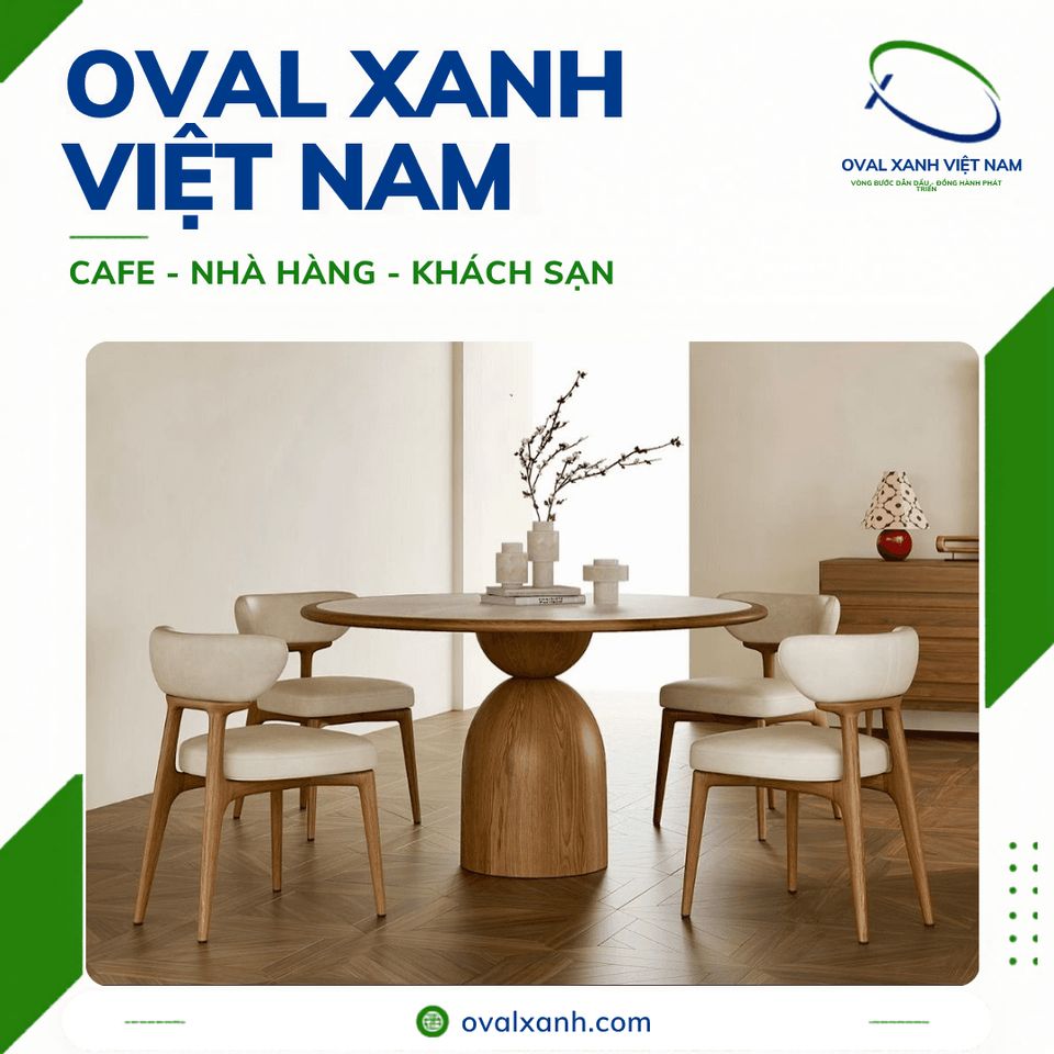 🔹 Góc ấm cúng cho không gian nhà hàng, cafe & gia đình
Những bộ bàn ăn gỗ tự nhiên, bàn tròn gỗ kết hợp ghế đan mây luôn mang lại cảm giác vô cùng gần gũi, tinh tế và ấm áp.
🔹 Giá xưởng trực tiếp: Bên mình hỗ trợ báo giá giá gốc trực tiếp tận xưởng gia công, không qua trung gian để tối ưu chi phí.
🔹 Chính sách chiết khấu: Luôn có ưu đãi giảm giá sâu và chiết khấu hấp dẫn cho khách hàng mua bán số lượng lớn và chốt đơn dự án.
🔹 Gia công theo yêu cầu: Khách hàng tự do chọn màu sơn gỗ, kích thước mặt bàn và chất liệu ghế để chốt đơn hoàn hảo theo thiết kế.
==========================
🎯 207C, Nguyễn Xí, Phường Bình Thạnh, Hồ Chí Minh
📞 Điện thoại: 0938 146 086 (Hiếu) (CALL/ZALO)
📩 : Contact@ovalxanh.com hoặc ovalxanh@gmail.com
🌐 website: ovalxanh.com và sanxuatbanghecafe.com
#OvalXanh #NoiThatCafe #BanGheNhaHang #DecorQuanCafe #InteriorDesign