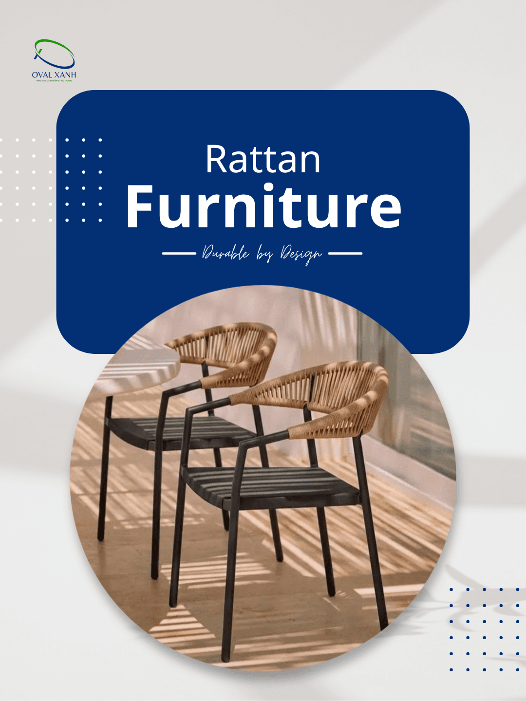 Không cần quá cầu kỳ, chỉ cần một chiếc ghế đủ đẹp là cả không gian đã có điểm nhấn ✨

Thiết kế đan dây thoáng nhẹ, form ngồi gọn gàng, kết hợp khung chắc chắn – vừa mang nét hiện đại, vừa tạo cảm giác gần gũi, thư giãn.

☕ Phù hợp cho cafe, nhà hàng, resort, ban công & không gian sân vườn
🪑 Nhận sản xuất theo mẫu, kích thước và màu sắc theo yêu cầu
📦 Hỗ trợ số lượng từ ít đến số lượng lớn

Một mẫu ghế – nhiều phong cách, dễ phối và cực kỳ bắt mắt.

🎯 207C Nguyễn Xí, P.Bình Thạnh, TP. Hồ Chí Minh
📞  0938 146 086 (CALL/ZALO)
📩  Contact@ovalxanh.com / ovalxanh@gmail.com
🌐  ovalxanh.com / sanxuatbanghecafe.com

#ghếđandây #ghếcafe #ghếnhàhàng #noithatcafe #noithatnhahang #banan #OvalXanh