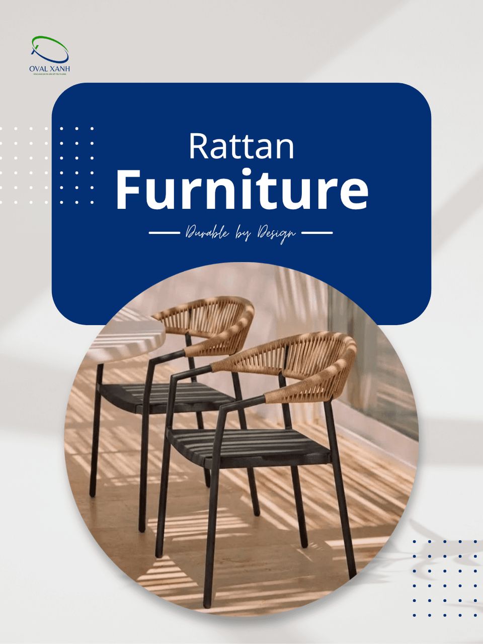 Không cần quá cầu kỳ, chỉ cần một chiếc ghế đủ đẹp là cả không gian đã có điểm nhấn ✨

Thiết kế đan dây thoáng nhẹ, form ngồi gọn gàng, kết hợp khung chắc chắn – vừa mang nét hiện đại, vừa tạo cảm giác gần gũi, thư giãn.

☕ Phù hợp cho cafe, nhà hàng, resort, ban công & không gian sân vườn
🪑 Nhận sản xuất theo mẫu, kích thước và màu sắc theo yêu cầu
📦 Hỗ trợ số lượng từ ít đến số lượng lớn

Một mẫu ghế – nhiều phong cách, dễ phối và cực kỳ bắt mắt.

🎯 207C Nguyễn Xí, P.Bình Thạnh, TP. Hồ Chí Minh
📞  0938 146 086 (CALL/ZALO)
📩  Contact@ovalxanh.com / ovalxanh@gmail.com
🌐  ovalxanh.com / sanxuatbanghecafe.com

#ghếđandây #ghếcafe #ghếnhàhàng #noithatcafe #noithatnhahang #banan #OvalXanh