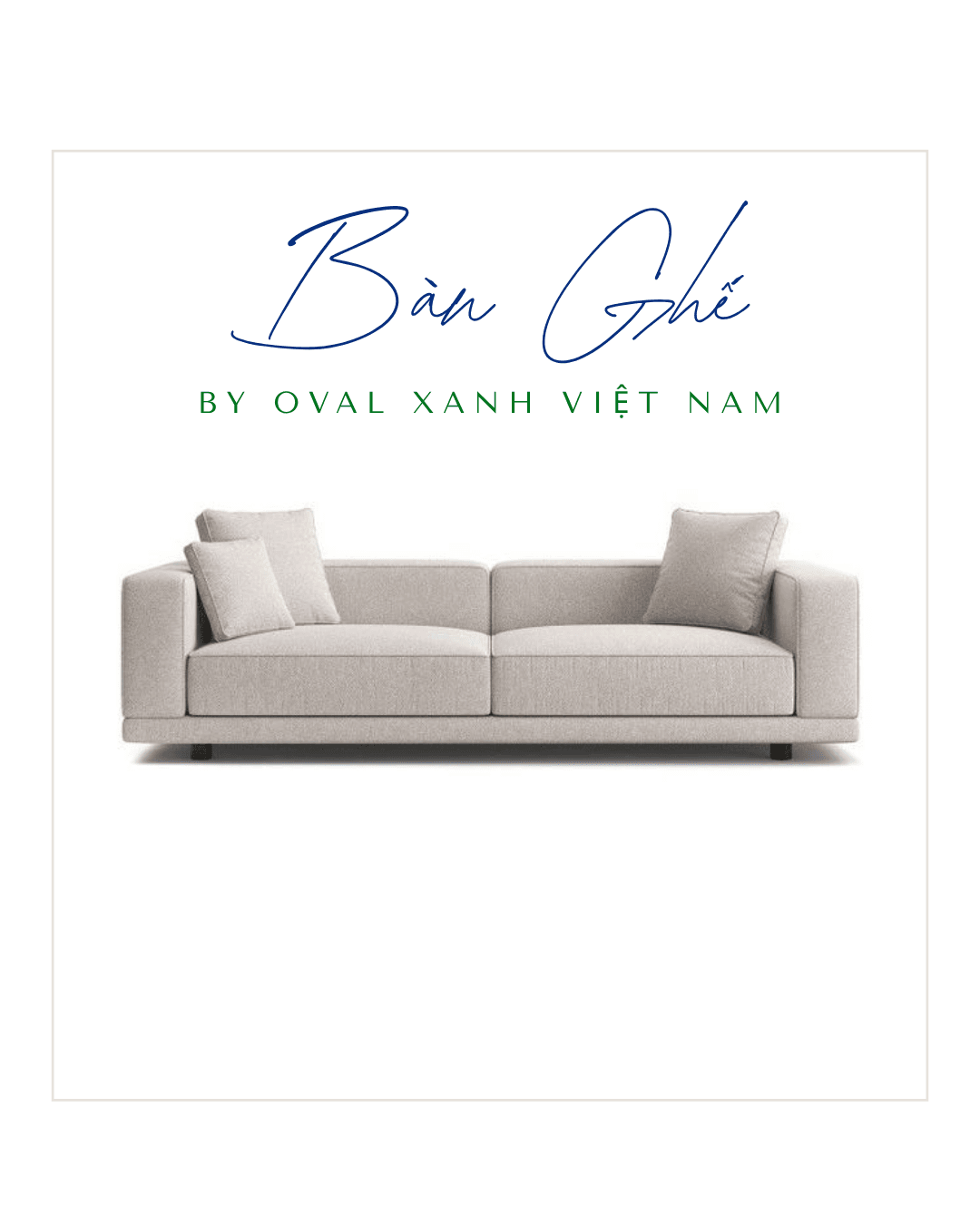 🌱 Sự êm ái tinh tế cho phòng khách & không gian cao cấp