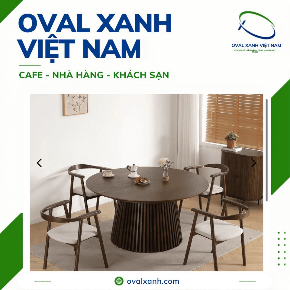 🔹 Góc ấm cúng cho không gian nhà hàng, cafe & gia đình
Những bộ bàn ăn gỗ tự nhiên, bàn tròn gỗ kết hợp ghế đan mây luôn mang lại cảm giác vô cùng gần gũi, tinh tế và ấm áp.
🔹 Giá xưởng trực tiếp: Bên mình hỗ trợ báo giá giá gốc trực tiếp tận xưởng gia công, không qua trung gian để tối ưu chi phí.
🔹 Chính sách chiết khấu: Luôn có ưu đãi giảm giá sâu và chiết khấu hấp dẫn cho khách hàng mua bán số lượng lớn và chốt đơn dự án.
🔹 Gia công theo yêu cầu: Khách hàng tự do chọn màu sơn gỗ, kích thước mặt bàn và chất liệu ghế để chốt đơn hoàn hảo theo thiết kế.
==========================
🎯 207C, Nguyễn Xí, Phường Bình Thạnh, Hồ Chí Minh
📞 Điện thoại: 0938 146 086 (Hiếu) (CALL/ZALO)
📩 : Contact@ovalxanh.com hoặc ovalxanh@gmail.com
🌐 website: ovalxanh.com và sanxuatbanghecafe.com
#OvalXanh #NoiThatCafe #BanGheNhaHang #DecorQuanCafe #InteriorDesign