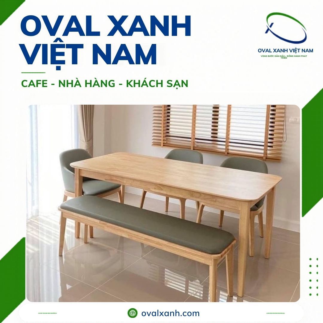 BÀN GHẾ CAFE, NHÀ HÀNG, KHÁCH SẠN – CHUẨN GU ĐẲNG CẤP 🍽️✨
Không gian sang trọng, ấm cúng bắt đầu từ những bộ bàn ghế tinh tế! Oval Xanh Việt Nam mang đến BST bàn ghế gỗ cao cấp chuyên dụng cho các dự án F&B và lưu trú:
✅ Thiết kế tối ưu: Đa dạng kiểu dáng từ bàn dài, bàn tròn phối ghế đơn đến ghế băng dài, vừa tối ưu diện tích vừa tạo điểm nhấn thanh lịch.
✅ Chất liệu bền bỉ: Khung gỗ tự nhiên xử lý kỹ lưỡng, đệm bọc êm ái, chịu lực tốt cho tần suất sử dụng cao.
✅ Giá gốc từ xưởng: Sản xuất trực tiếp không qua trung gian, đảm bảo tiến độ và chiết khấu cực tốt cho công trình.
==========================
🎯 207C, Nguyễn Xí, Phường Bình Thạnh, Hồ Chí Minh
📞 Điện thoại: 0938 146 086 (Hiếu) (CALL/ZALO)
📩 : Contact@ovalxanh.com hoặc ovalxanh@gmail.com
🌐 website: ovalxanh.com và sanxuatbanghecafe.com
#OvalXanh #NoiThatCafe #BanGheNhaHang #DecorQuanCafe #InteriorDesign