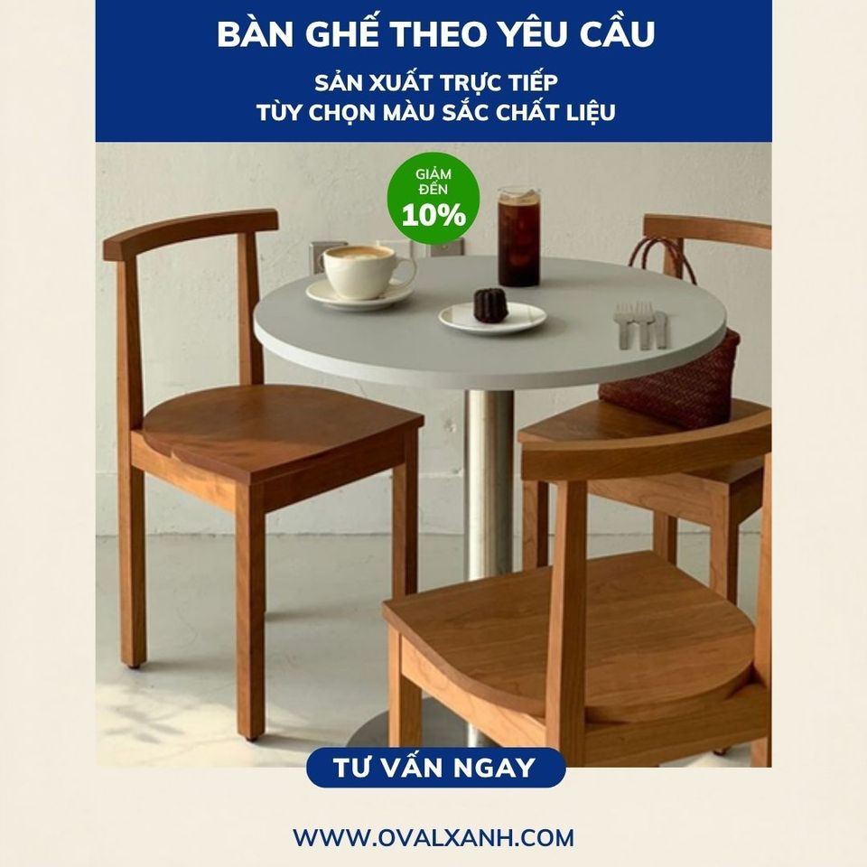 ✨ Sự kết hợp hoàn hảo giữa nét hiện đại và tối ưu không gian
✅ Báo giá giá xưởng: Cung cấp báo giá trực tiếp tận xưởng sản xuất, tối ưu chi phí, không qua mua bán trung gian.   
✅ Chiết khấu chốt đơn: Giảm giá 10% off cho đơn hàng dự án, áp dụng chính sách sỉ/lẻ và hỗ trợ chốt đơn nhanh chóng.   
✅ Gia công theo bản vẽ: Tùy chỉnh chất liệu da bọc ghế, tông màu đệm sofa góc và độ mạ bóng inox chân bàn chuẩn theo thiết kế
Kiến tạo chiều sâu nghệ thuật cho không gian thương mại
✅ Báo giá giá xưởng: Cung cấp báo giá trực tiếp tận xưởng sản xuất, tối ưu chi phí, không qua mua bán trung gian.
✅ Chiết khấu chốt đơn: Giảm giá 10% off cho đơn hàng dự án, áp dụng chính sách sỉ/lẻ và hỗ trợ chốt đơn nhanh chóng.
✅ Gia công theo bản vẽ: Tùy chỉnh chất liệu da bọc tự nhiên, màu ghế ăn, hệ băng ghế đệm xanh và kích thước bàn gỗ chuẩn theo thiết kế.
================================
🎯 207C, Nguyễn Xí, Phường Bình Thạnh, Hồ Chí Minh
📞 Điện thoại: 0903 997496 (Ovalxanh K) (CALL/ZALO)
📩 : contact@ovalxanh.com hoặc ovalxanh@gmail.com
🌐 Website: ovalxanh.com và sanxuatbanghecafe.com
#OvalXanh #Inox #BanGheCafe #DecorQuanCafe #BanGheNhaHang