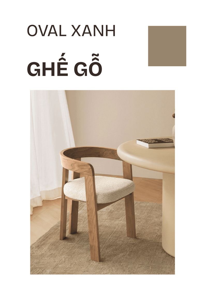 🪑 GHẾ GỖ – ĐẸP BỀN THEO THỜI GIAN 🌿