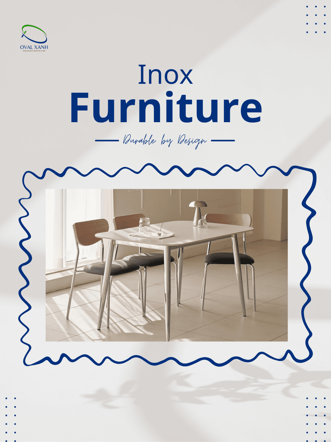 ✨ NỘI THẤT INOX – BỀN ĐẸP, HIỆN ĐẠI, DỄ BẢO QUẢN

Không gian nhà hàng, quán café hay gia đình đang cần một lựa chọn bền – đẹp – sang?
Nội thất inox là lựa chọn đáng cân nhắc với:

🔸 Chất liệu inox chắc chắn, độ bền cao, phù hợp sử dụng lâu dài.
🔸 Bề mặt sáng đẹp, tạo cảm giác hiện đại và chuyên nghiệp.
🔸 Dễ vệ sinh, hạn chế bám bẩn, đặc biệt phù hợp với nhà hàng – café.
🔸 Thiết kế đa dạng, có thể kết hợp cùng gỗ, đá, da hoặc nệm để tạo điểm nhấn riêng cho không gian.
🔸 Sản xuất trực tiếp tại xưởng, nhận làm theo mẫu và kích thước yêu cầu.

📩 Cần báo giá bàn ghế inox / nội thất inox theo số lượng? Inbox để được tư vấn mẫu và giá sỉ nhé!
🎯 207C Nguyễn Xí, P.Bình Thạnh, TP. Hồ Chí Minh
📞  0938 146 086 (CALL/ZALO)
📩  Contact@ovalxanh.com / ovalxanh@gmail.com
🌐  ovalxanh.com / sanxuatbanghecafe.com

#OvalXanh #noithatinox #baninox #gheinox #noithatnhahang #noithatcaphe #banheinox #noithat#sanxuatnoithat