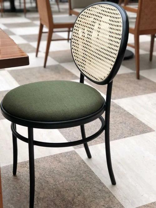 GHẾ Sắt sơn tĩnh điện Nệm ngồi 45x45 thonet mặt tròn