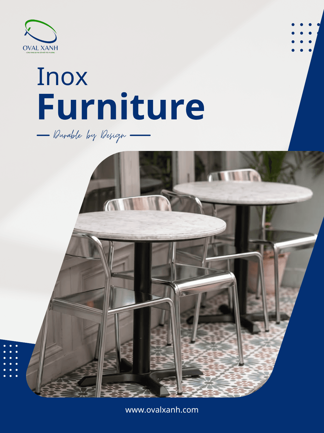 ✨ BỀN BỈ TỪ CHẤT LIỆU – NỔI BẬT TRONG TỪNG KHÔNG GIAN ✨

Bàn ghế inox với thiết kế chắc chắn, hiện đại, dễ vệ sinh và phù hợp cho nhiều không gian từ quán ăn, nhà hàng đến sân vườn.
Đầu tư một lần – sử dụng bền lâu, tiết kiệm chi phí về sau!

📌 Nhận gia công bàn ghế inox theo kích thước và mẫu yêu cầu.

🎯 207C Nguyễn Xí, P.Bình Thạnh, TP. Hồ Chí Minh
📞  0938 146 086 (CALL/ZALO)
📩  Contact@ovalxanh.com / ovalxanh@gmail.com
🌐  ovalxanh.com / sanxuatbanghecafe.com

#banGheInox #NoiThatInox #GiaCongNoiThat #BanGheTheoYeuCau #OvalXanh