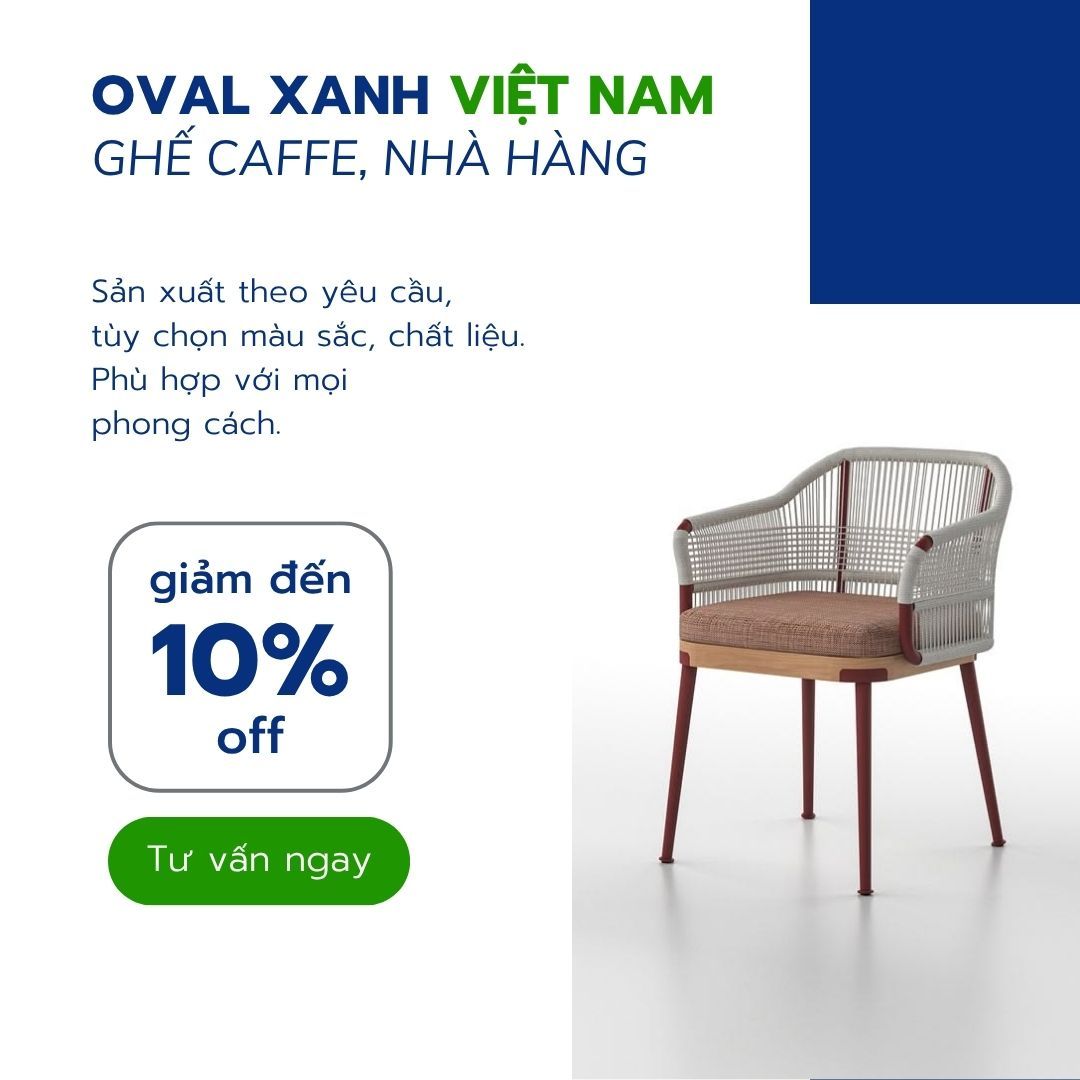 🌿 BÁO GIÁ XƯỞNG OVAL XANH — GHẾ CAFE, NHÀ HÀNG ĐAN MÂY & DÂY DÙ