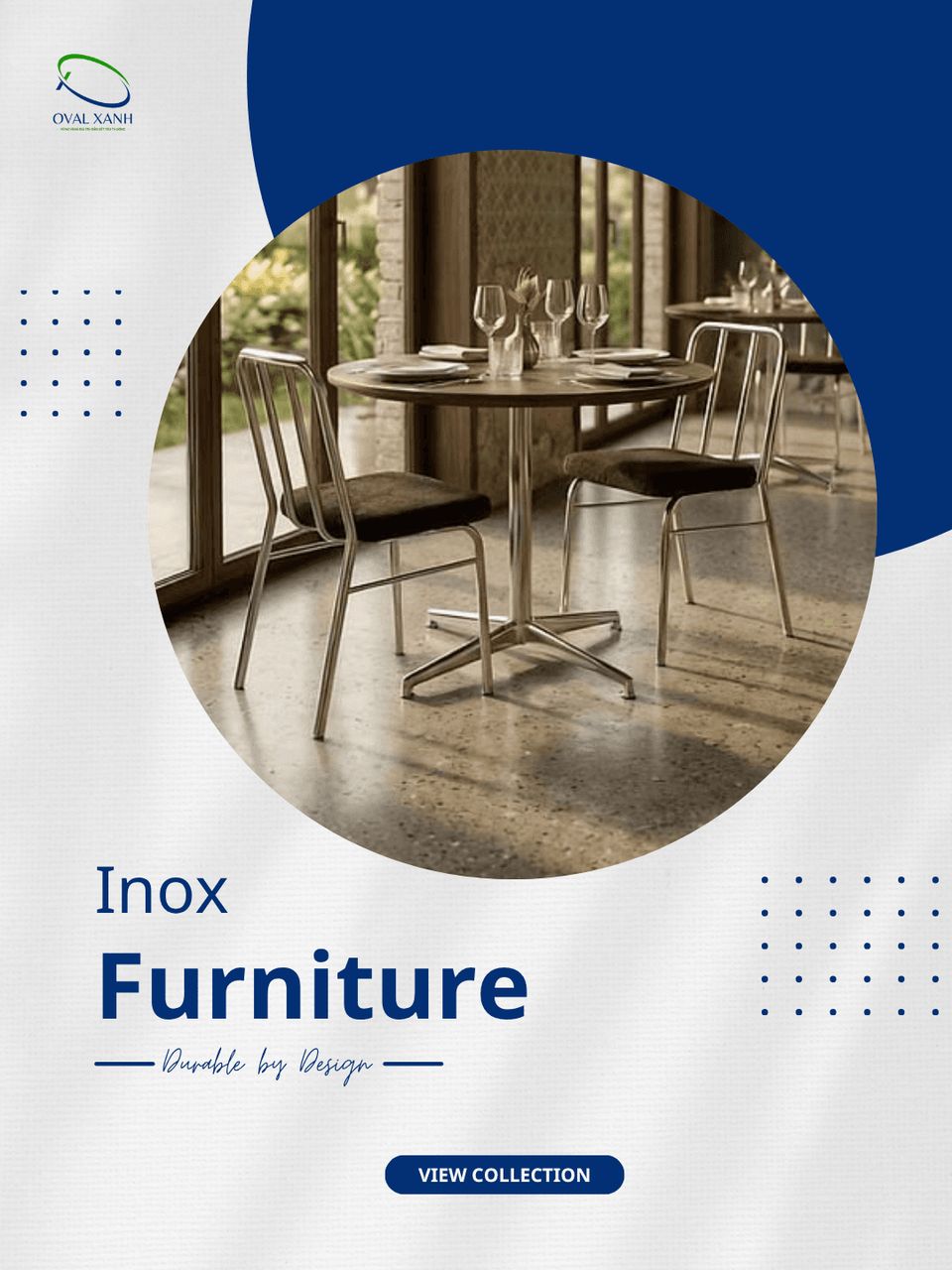 ✨ **BỀN ĐẸP TỪNG CHI TIẾT – TINH TẾ TRONG TỪNG KHÔNG GIAN**

Bàn ghế inox không chỉ ghi điểm bởi vẻ ngoài hiện đại mà còn nổi bật với **độ bền cao, chắc chắn và dễ vệ sinh**.

✔️ Khung inox sáng đẹp, hạn chế gỉ sét
✔️ Kết cấu chắc chắn, sử dụng lâu dài
✔️ Kiểu dáng tối giản, dễ phối nhiều phong cách
✔️ Phù hợp nhà hàng, quán café, khách sạn và không gian gia đình

Một lựa chọn vừa **thực dụng – bền bỉ – thẩm mỹ**, giúp không gian luôn gọn gàng và chuyên nghiệp. 🤍

📩 Inbox để được tư vấn mẫu và báo giá theo nhu cầu.

🎯 207C Nguyễn Xí, P.Bình Thạnh, TP. Hồ Chí Minh
📞  0938 146 086 (CALL/ZALO)
📩  Contact@ovalxanh.com / ovalxanh@gmail.com
🌐  ovalxanh.com / sanxuatbanghecafe.com

#baninox #gheinox #bangheinox #noithat #noithatnhahang #noithatquancafe #banghenhahang #ovalxanh
