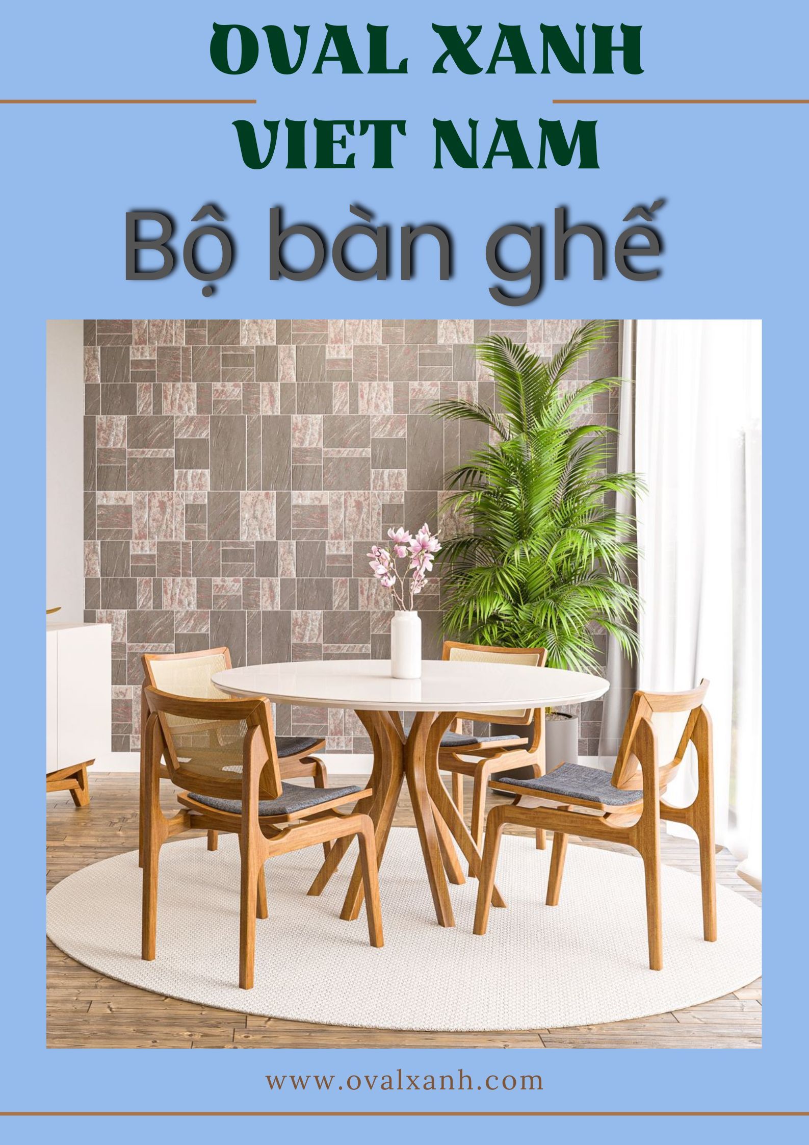 ✨ **Bộ bàn ghế phòng ăn – Nâng tầm không gian sống**

Một bộ bàn ghế đẹp không chỉ mang đến sự tiện nghi mà còn tạo nên những bữa cơm ấm cúng cho cả gia đình.

✔️ Thiết kế hiện đại, phù hợp nhiều phong cách nội thất.
✔️ Chất liệu gỗ bền đẹp, chắc chắn theo thời gian.
✔️ Gia công tỉ mỉ, hoàn thiện sắc nét.
✔️ Nhận sản xuất theo yêu cầu về kích thước, màu sắc và số lượng.
==========================
🎯 207C, Nguyễn Xí, Phường Bình Thạnh, Hồ Chí Minh
📞 Điện thoại: 0939546469 (CALL/ZALO)
📩 : Contact@ovalxanh.com hoặc ovalxanh@gmail.com
🌐 website: ovalxanh.com và sanxuatbanghecafe.com
#OvalXanh #NoiThatCafe #BanGheNhaHang #DecorQuanCafe #InteriorDesign
