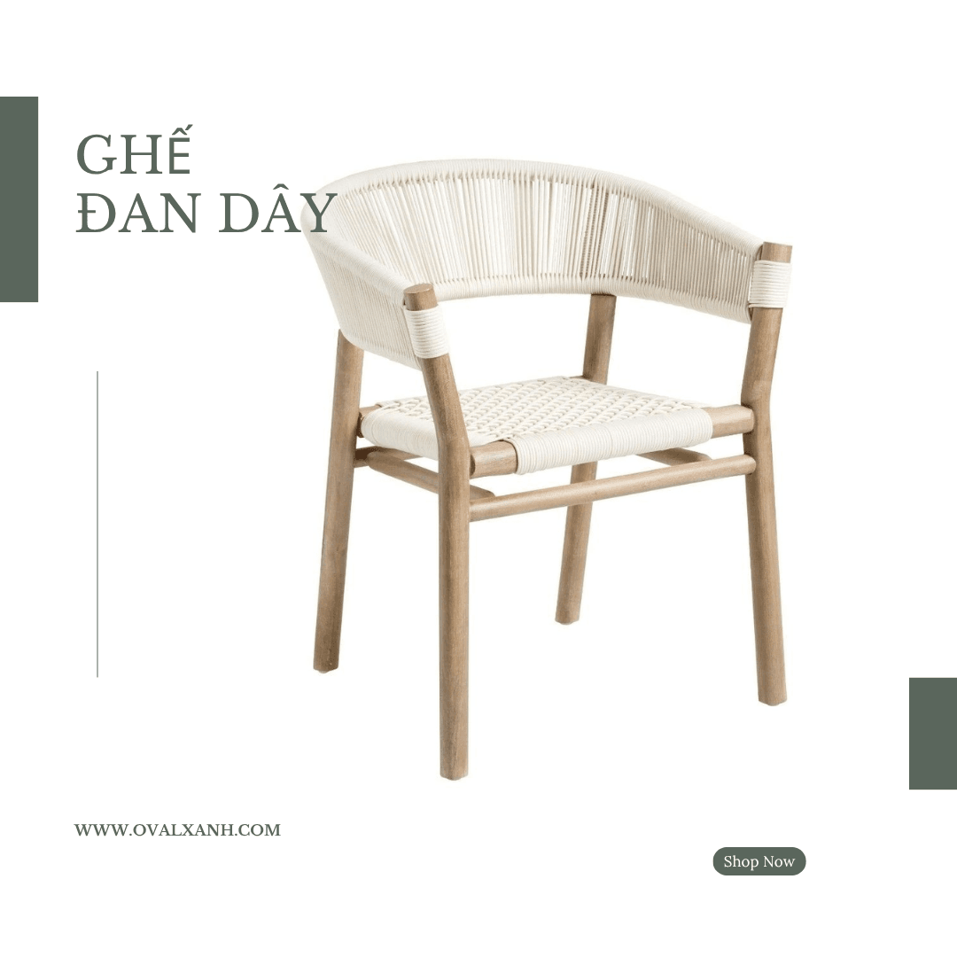 ✨ GHẾ ĐAN DÂY – ĐIỂM NHẤN TINH TẾ CHO MỌI KHÔNG GIAN ✨