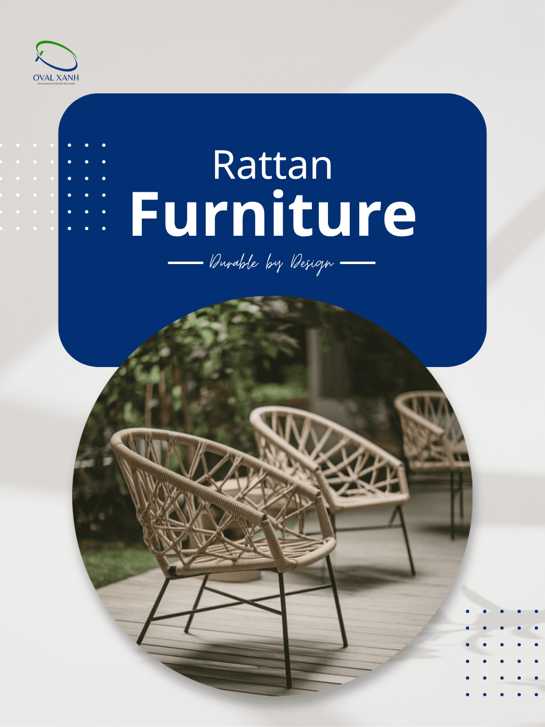 Không cần quá cầu kỳ, chỉ cần một chiếc ghế đủ đẹp là cả không gian đã có điểm nhấn ✨

Thiết kế đan dây thoáng nhẹ, form ngồi gọn gàng, kết hợp khung chắc chắn – vừa mang nét hiện đại, vừa tạo cảm giác gần gũi, thư giãn.

☕ Phù hợp cho cafe, nhà hàng, resort, ban công & không gian sân vườn
🪑 Nhận sản xuất theo mẫu, kích thước và màu sắc theo yêu cầu
📦 Hỗ trợ số lượng từ ít đến số lượng lớn

Một mẫu ghế – nhiều phong cách, dễ phối và cực kỳ bắt mắt.

🎯 207C Nguyễn Xí, P.Bình Thạnh, TP. Hồ Chí Minh
📞  0938 146 086 (CALL/ZALO)
📩  Contact@ovalxanh.com / ovalxanh@gmail.com
🌐  ovalxanh.com / sanxuatbanghecafe.com

#ghếđandây #ghếcafe #ghếnhàhàng #noithatcafe #noithatnhahang #banan #OvalXanh