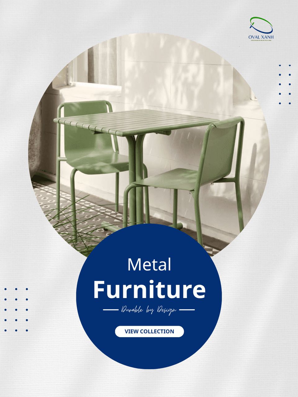 **Bền chắc – dễ phối, lên quán là đẹp 👌**

Khung sắt sơn tĩnh điện, form chắc chắn, đường nét gọn gàng nên vừa đảm bảo độ bền vừa dễ kết hợp với nhiều phong cách nội thất.

Từ bàn ghế café, nhà hàng đến không gian sân vườn, sắt có thể kết hợp cùng **gỗ, nệm, đá hoặc dây đan** để tạo ra nhiều kiểu dáng khác nhau.

✔️ Khung chắc chắn, sử dụng lâu dài
✔️ Sơn tĩnh điện hạn chế bong tróc, han gỉ
✔️ Mẫu mã linh hoạt, dễ tùy chỉnh theo không gian
✔️ Nhận làm theo mẫu và kích thước yêu cầu

📩 Cần mẫu phù hợp với quán hoặc công trình, cứ gửi hình tham khảo bên mình tư vấn nhé.

🎯 207C Nguyễn Xí, P.Bình Thạnh, TP. Hồ Chí Minh
📞  0938 146 086 (CALL/ZALO)
📩  Contact@ovalxanh.com / ovalxanh@gmail.com
🌐  ovalxanh.com / sanxuatbanghecafe.com

#OvalXanh #NoiThatCafe #BanGheCafe #GheSat #BanGheNhaHang #NoiThat #KhungSat #SatSonTinhDien