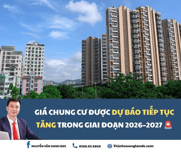 Nghịch lý giá căn hộ chung cư tăng mạnh bất chấp sức mua giảm và dự báo thị trường 2027