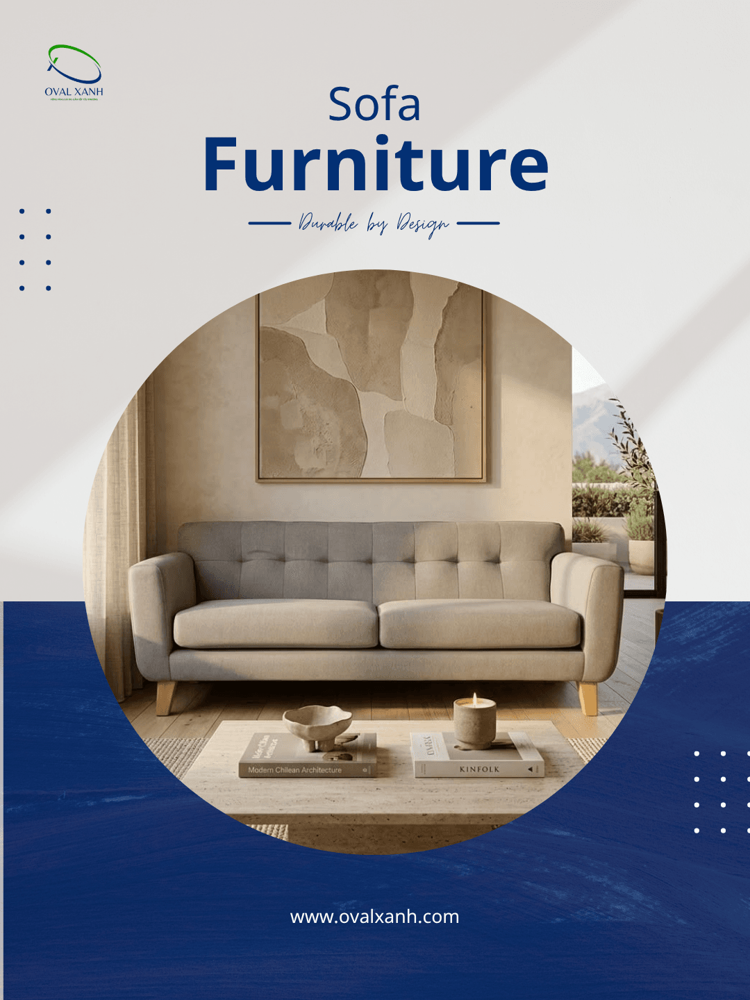 Một chiếc sofa đẹp có thể thay đổi cả cảm giác của một không gian. ✨

Không cần quá cầu kỳ, chỉ cần đúng kiểu dáng, đúng chất liệu và một gam màu đủ tinh tế — là đã đủ khiến người ta muốn ngồi xuống và ở lại lâu hơn.

🛋️ Êm để ngồi – đẹp để ngắm – chỉn chu trong từng đường nét.
Từ những không gian café, nhà hàng đến khách sạn, showroom hay căn hộ, mỗi mẫu đều có thể được tùy chỉnh theo kích thước, màu sắc và chất liệu phù hợp.

Bạn đang tìm một mẫu vừa đẹp mắt, vừa đúng chất riêng của không gian?

🎯 207C Nguyễn Xí, P.Bình Thạnh, TP. Hồ Chí Minh
📞  0938 146 086 (CALL/ZALO)
📩  Contact@ovalxanh.com / ovalxanh@gmail.com
🌐  ovalxanh.com / sanxuatbanghecafe.com

#OvalXanh #NoiThatDep #SofaDep #NoiThatCafe #NoiThatNhaHang #NoiThatKhachSan #ThietKeNoiThat #NoiThatCaoCap