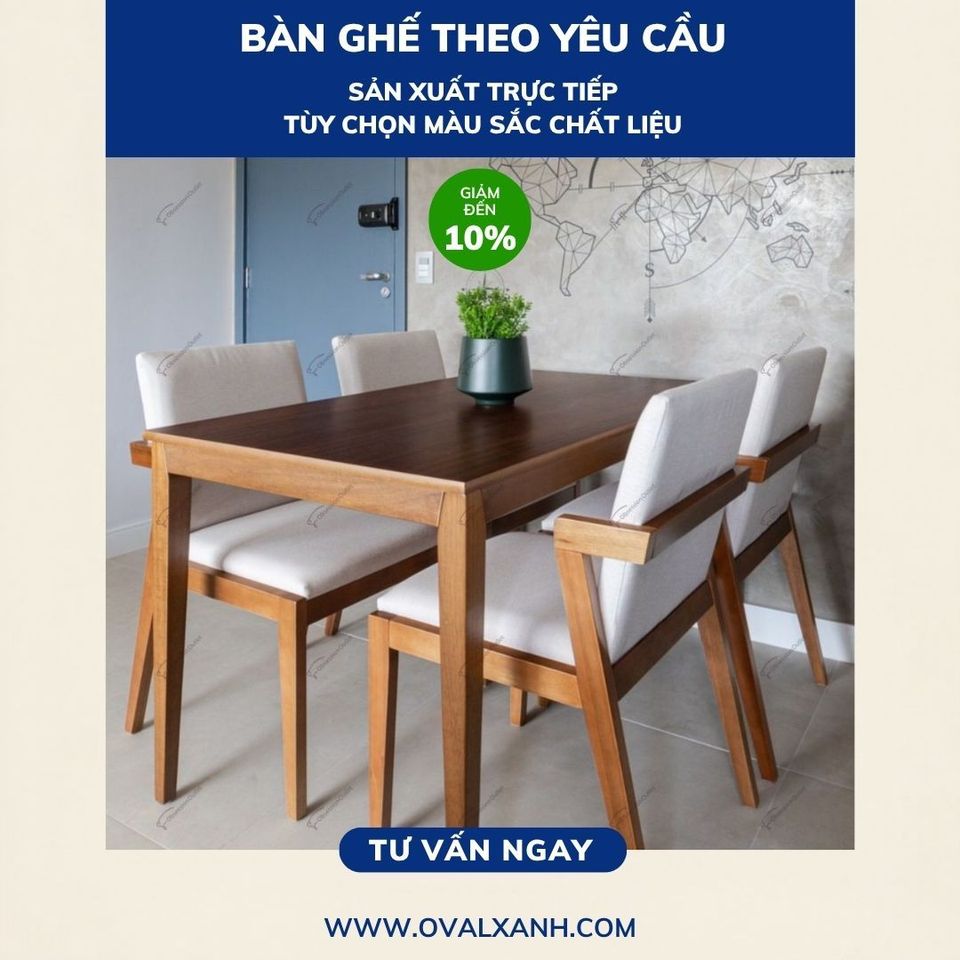 ✨ Định hình không gian ẩm thực gia đình & nhà hàng chuẩn phong cách tối giản
✅ Báo giá giá xưởng: Cung cấp báo giá trực tiếp tận xưởng sản xuất, tối ưu chi phí, không qua mua bán trung gian.
✅ Chiết khấu chốt đơn: Giảm giá 10% off cho đơn hàng dự án, áp dụng chính sách sỉ/lẻ và hỗ trợ chốt đơn nhanh chóng.
✅ Gia công theo bản vẽ: Tùy chỉnh kích thước bộ bàn ăn gỗ tự nhiên, kiểu dáng ghế bọc nỉ/da và màu sơn hoàn thiện chuẩn theo thiết kế.
================================
🎯 207C, Nguyễn Xí, Phường Bình Thạnh, Hồ Chí Minh
📞 Điện thoại: 0903 997496 (Ovalxanh K) (CALL/ZALO)
📩 : contact@ovalxanh.com hoặc ovalxanh@gmail.com
🌐 Website: ovalxanh.com và sanxuatbanghecafe.com
#OvalXanh #Inox #BanGheCafe #DecorQuanCafe #BanGheNhaHang