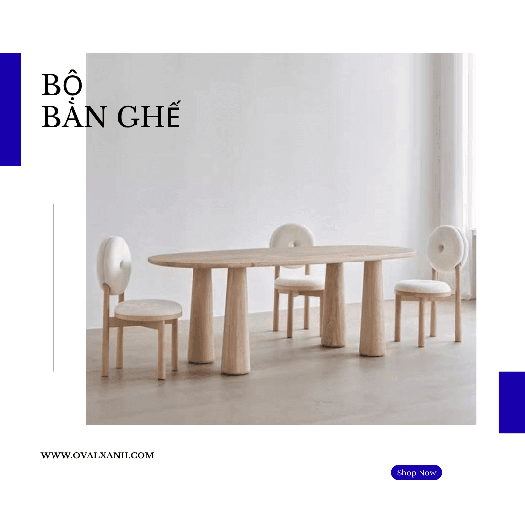 ✨ BỘ BÀN GHẾ ĐẸP – NÂNG TẦM KHÔNG GIAN SỐNG ✨