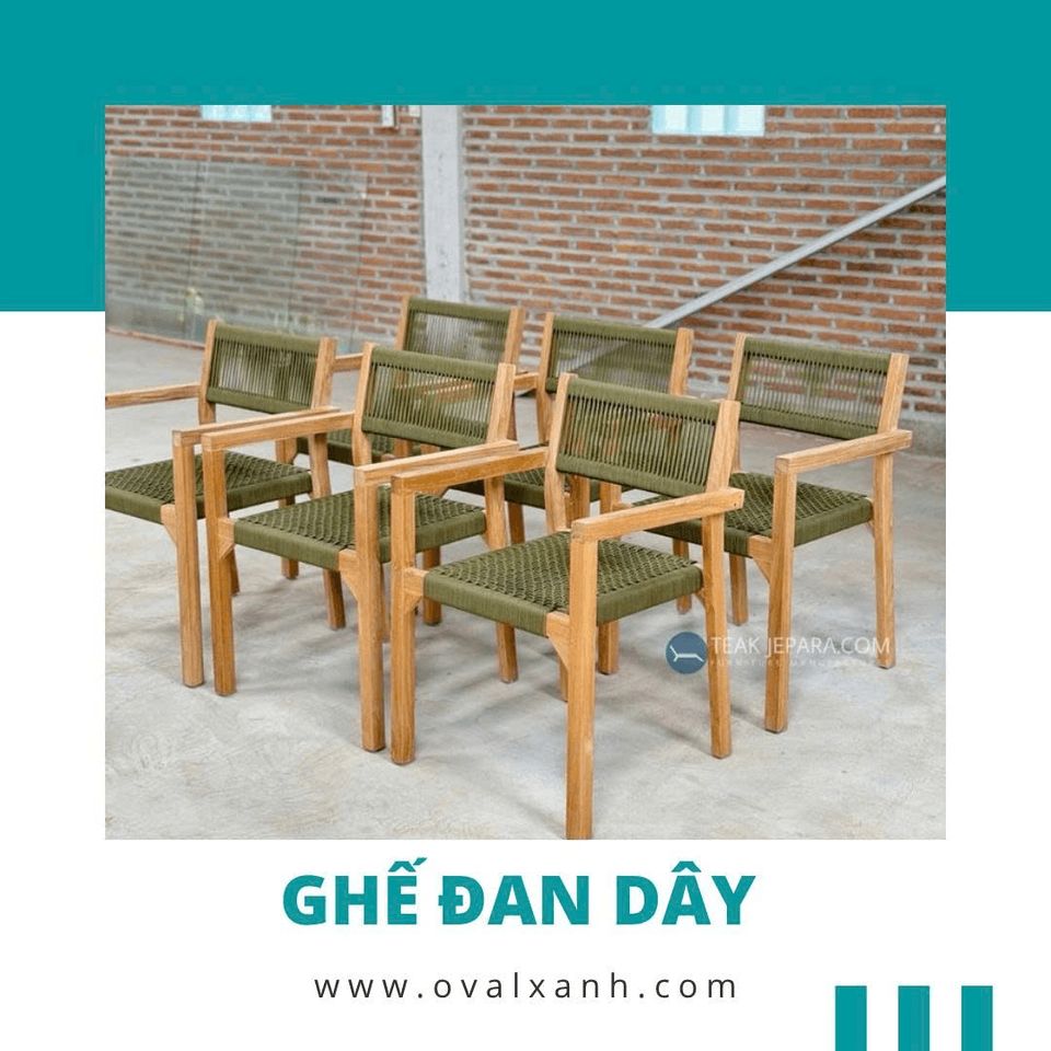 ✨ **GHẾ ĐAN DÂY – ĐẸP TỪ THIẾT KẾ, CHẤT TỪ CHẤT LIỆU** ✨