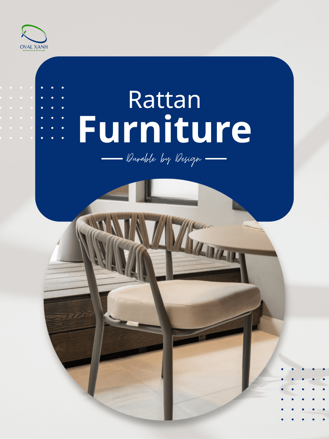 Không cần quá cầu kỳ, chỉ cần một chiếc ghế đủ đẹp là cả không gian đã có điểm nhấn ✨

Thiết kế đan dây thoáng nhẹ, form ngồi gọn gàng, kết hợp khung chắc chắn – vừa mang nét hiện đại, vừa tạo cảm giác gần gũi, thư giãn.

☕ Phù hợp cho cafe, nhà hàng, resort, ban công & không gian sân vườn
🪑 Nhận sản xuất theo mẫu, kích thước và màu sắc theo yêu cầu
📦 Hỗ trợ số lượng từ ít đến số lượng lớn

Một mẫu ghế – nhiều phong cách, dễ phối và cực kỳ bắt mắt.

🎯 207C Nguyễn Xí, P.Bình Thạnh, TP. Hồ Chí Minh
📞  0938 146 086 (CALL/ZALO)
📩  Contact@ovalxanh.com / ovalxanh@gmail.com
🌐  ovalxanh.com / sanxuatbanghecafe.com

#ghếđandây #ghếcafe #ghếnhàhàng #noithatcafe #noithatnhahang #banan #OvalXanh