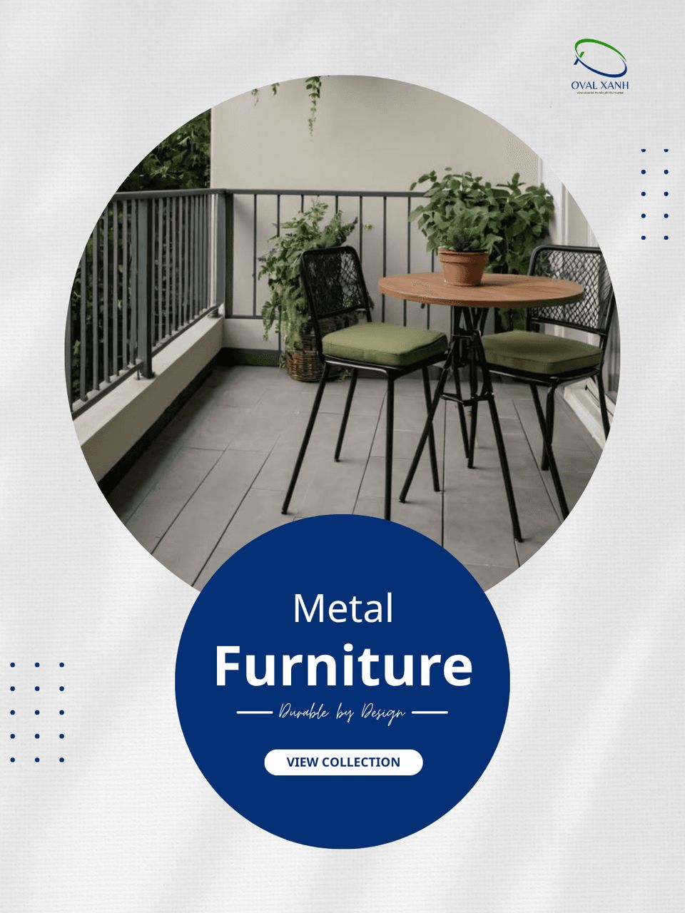 **Bền chắc – dễ phối, lên quán là đẹp 👌**

Khung sắt sơn tĩnh điện, form chắc chắn, đường nét gọn gàng nên vừa đảm bảo độ bền vừa dễ kết hợp với nhiều phong cách nội thất.

Từ bàn ghế café, nhà hàng đến không gian sân vườn, sắt có thể kết hợp cùng **gỗ, nệm, đá hoặc dây đan** để tạo ra nhiều kiểu dáng khác nhau.

✔️ Khung chắc chắn, sử dụng lâu dài
✔️ Sơn tĩnh điện hạn chế bong tróc, han gỉ
✔️ Mẫu mã linh hoạt, dễ tùy chỉnh theo không gian
✔️ Nhận làm theo mẫu và kích thước yêu cầu

📩 Cần mẫu phù hợp với quán hoặc công trình, cứ gửi hình tham khảo bên mình tư vấn nhé.

🎯 207C Nguyễn Xí, P.Bình Thạnh, TP. Hồ Chí Minh
📞  0938 146 086 (CALL/ZALO)
📩  Contact@ovalxanh.com / ovalxanh@gmail.com
🌐  ovalxanh.com / sanxuatbanghecafe.com

#OvalXanh #NoiThatCafe #BanGheCafe #GheSat #BanGheNhaHang #NoiThat #KhungSat #SatSonTinhDien