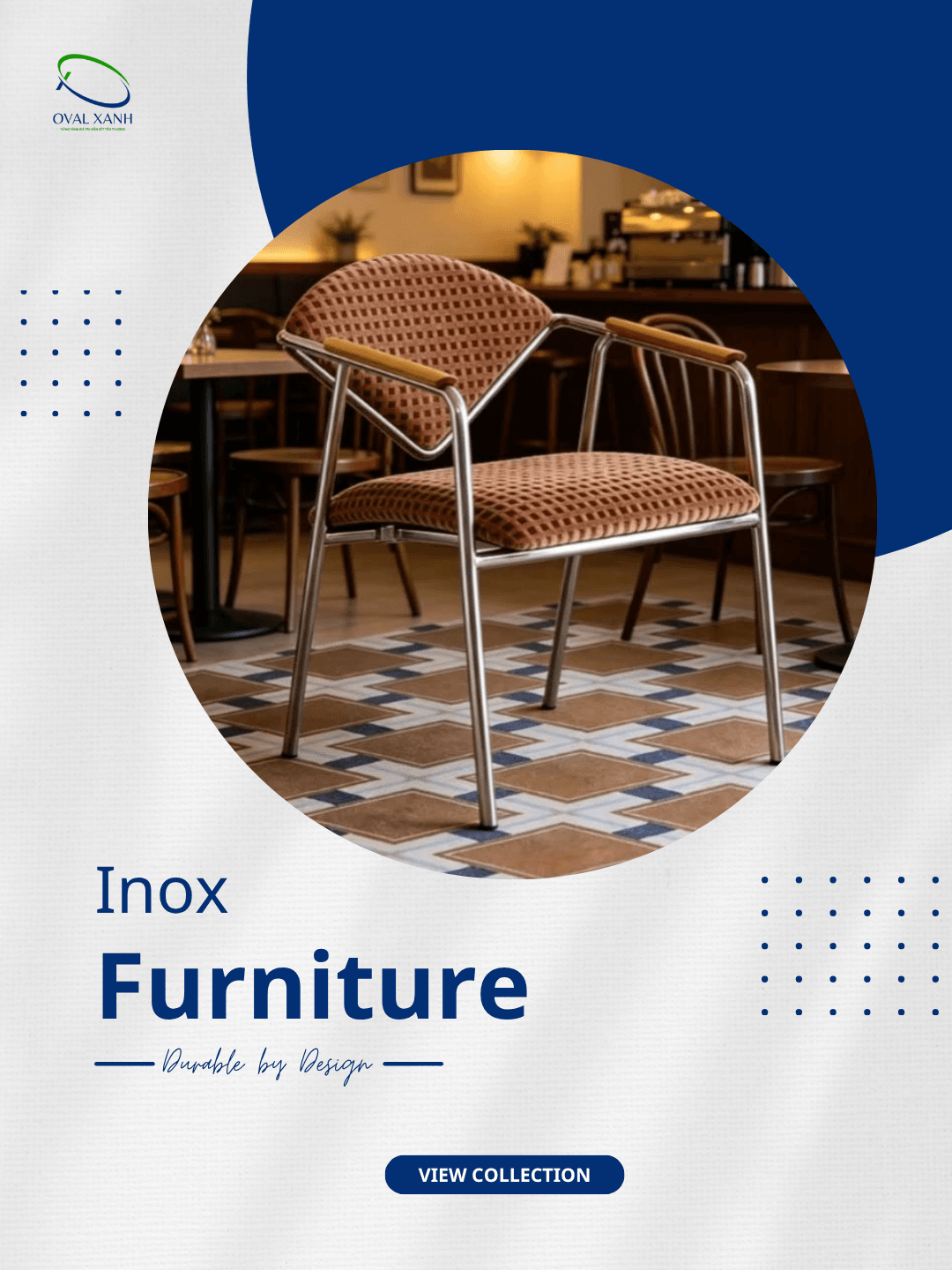 ✨ **BỀN ĐẸP TỪNG CHI TIẾT – TINH TẾ TRONG TỪNG KHÔNG GIAN**

Bàn ghế inox không chỉ ghi điểm bởi vẻ ngoài hiện đại mà còn nổi bật với **độ bền cao, chắc chắn và dễ vệ sinh**.

✔️ Khung inox sáng đẹp, hạn chế gỉ sét
✔️ Kết cấu chắc chắn, sử dụng lâu dài
✔️ Kiểu dáng tối giản, dễ phối nhiều phong cách
✔️ Phù hợp nhà hàng, quán café, khách sạn và không gian gia đình

Một lựa chọn vừa **thực dụng – bền bỉ – thẩm mỹ**, giúp không gian luôn gọn gàng và chuyên nghiệp. 🤍

📩 Inbox để được tư vấn mẫu và báo giá theo nhu cầu.

🎯 207C Nguyễn Xí, P.Bình Thạnh, TP. Hồ Chí Minh
📞  0938 146 086 (CALL/ZALO)
📩  Contact@ovalxanh.com / ovalxanh@gmail.com
🌐  ovalxanh.com / sanxuatbanghecafe.com

#baninox #gheinox #bangheinox #noithat #noithatnhahang #noithatquancafe #banghenhahang #ovalxanh