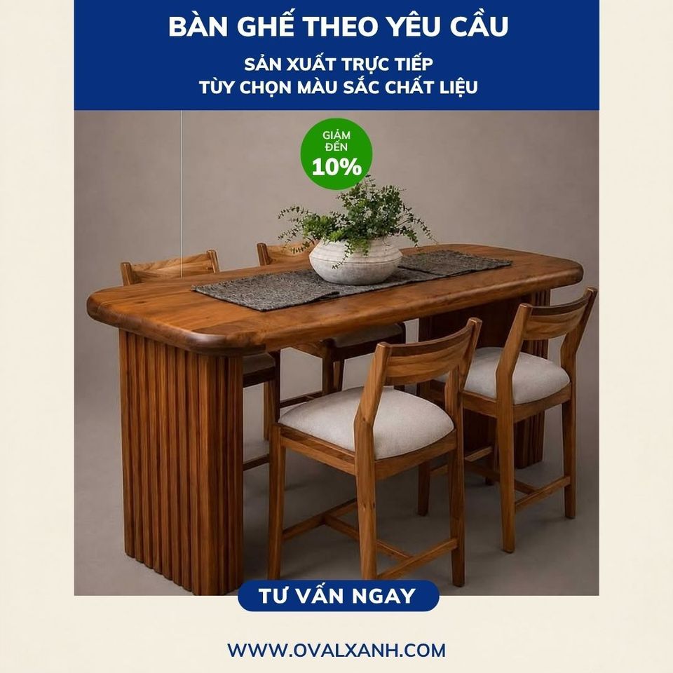 ✨ Định hình không gian ẩm thực gia đình & nhà hàng chuẩn phong cách tối giản
✅ Báo giá giá xưởng: Cung cấp báo giá trực tiếp tận xưởng sản xuất, tối ưu chi phí, không qua mua bán trung gian.
✅ Chiết khấu chốt đơn: Giảm giá 10% off cho đơn hàng dự án, áp dụng chính sách sỉ/lẻ và hỗ trợ chốt đơn nhanh chóng.
✅ Gia công theo bản vẽ: Tùy chỉnh kích thước bộ bàn ăn gỗ tự nhiên, kiểu dáng ghế bọc nỉ/da và màu sơn hoàn thiện chuẩn theo thiết kế.
================================
🎯 207C, Nguyễn Xí, Phường Bình Thạnh, Hồ Chí Minh
📞 Điện thoại: 0903 997496 (Ovalxanh K) (CALL/ZALO)
📩 : contact@ovalxanh.com hoặc ovalxanh@gmail.com
🌐 Website: ovalxanh.com và sanxuatbanghecafe.com
#OvalXanh #Inox #BanGheCafe #DecorQuanCafe #BanGheNhaHang