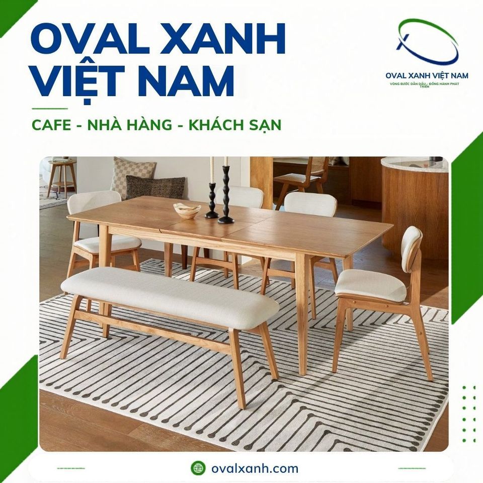 BÀN GHẾ CAFE, NHÀ HÀNG, KHÁCH SẠN – CHUẨN GU ĐẲNG CẤP 🍽️✨
Không gian sang trọng, ấm cúng bắt đầu từ những bộ bàn ghế tinh tế! Oval Xanh Việt Nam mang đến BST bàn ghế gỗ cao cấp chuyên dụng cho các dự án F&B và lưu trú:
✅ Thiết kế tối ưu: Đa dạng kiểu dáng từ bàn dài, bàn tròn phối ghế đơn đến ghế băng dài, vừa tối ưu diện tích vừa tạo điểm nhấn thanh lịch.
✅ Chất liệu bền bỉ: Khung gỗ tự nhiên xử lý kỹ lưỡng, đệm bọc êm ái, chịu lực tốt cho tần suất sử dụng cao.
✅ Giá gốc từ xưởng: Sản xuất trực tiếp không qua trung gian, đảm bảo tiến độ và chiết khấu cực tốt cho công trình.
==========================
🎯 207C, Nguyễn Xí, Phường Bình Thạnh, Hồ Chí Minh
📞 Điện thoại: 0938 146 086 (Hiếu) (CALL/ZALO)
📩 : Contact@ovalxanh.com hoặc ovalxanh@gmail.com
🌐 website: ovalxanh.com và sanxuatbanghecafe.com
#OvalXanh #NoiThatCafe #BanGheNhaHang #DecorQuanCafe #InteriorDesign