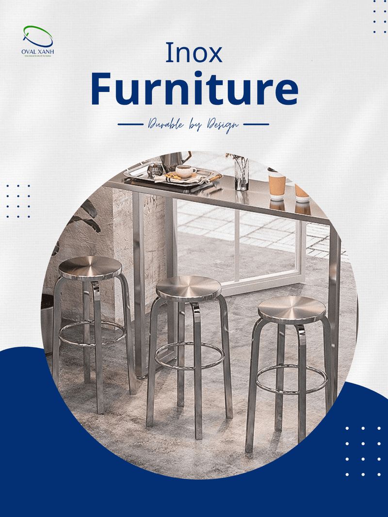 ✨ BỀN ĐẸP, HIỆN ĐẠI, DÙNG LÂU DÀI ✨

Inox mang lại vẻ ngoài gọn gàng, hiện đại nhưng vẫn đảm bảo độ bền cao, phù hợp cho nhiều không gian từ nhà ở, căn hộ đến nhà hàng, café, khách sạn.

🔹 Khung inox chắc chắn, kết cấu ổn định
🔹 Bề mặt sáng đẹp, dễ vệ sinh
🔹 Hạn chế gỉ sét, phù hợp sử dụng lâu dài
🔹 Có thể kết hợp gỗ, đá, da/nệm để tạo nhiều phong cách khác nhau
🔹 Nhận sản xuất theo mẫu & kích thước yêu cầu

📩 Cần tư vấn mẫu, kích thước hoặc báo giá, inbox để bên em hỗ trợ nhé!

🎯 207C Nguyễn Xí, P.Bình Thạnh, TP. Hồ Chí Minh
📞  0938 146 086 (CALL/ZALO)
📩  Contact@ovalxanh.com / ovalxanh@gmail.com
🌐  ovalxanh.com / sanxuatbanghecafe.com

#OvalXanh #NoiThatInox #BanGheInox #GheInox #BanInox #NoiThatNhaHang #NoiThatCafe #NoiThatKhachSan #BanGheTheoYeuCau