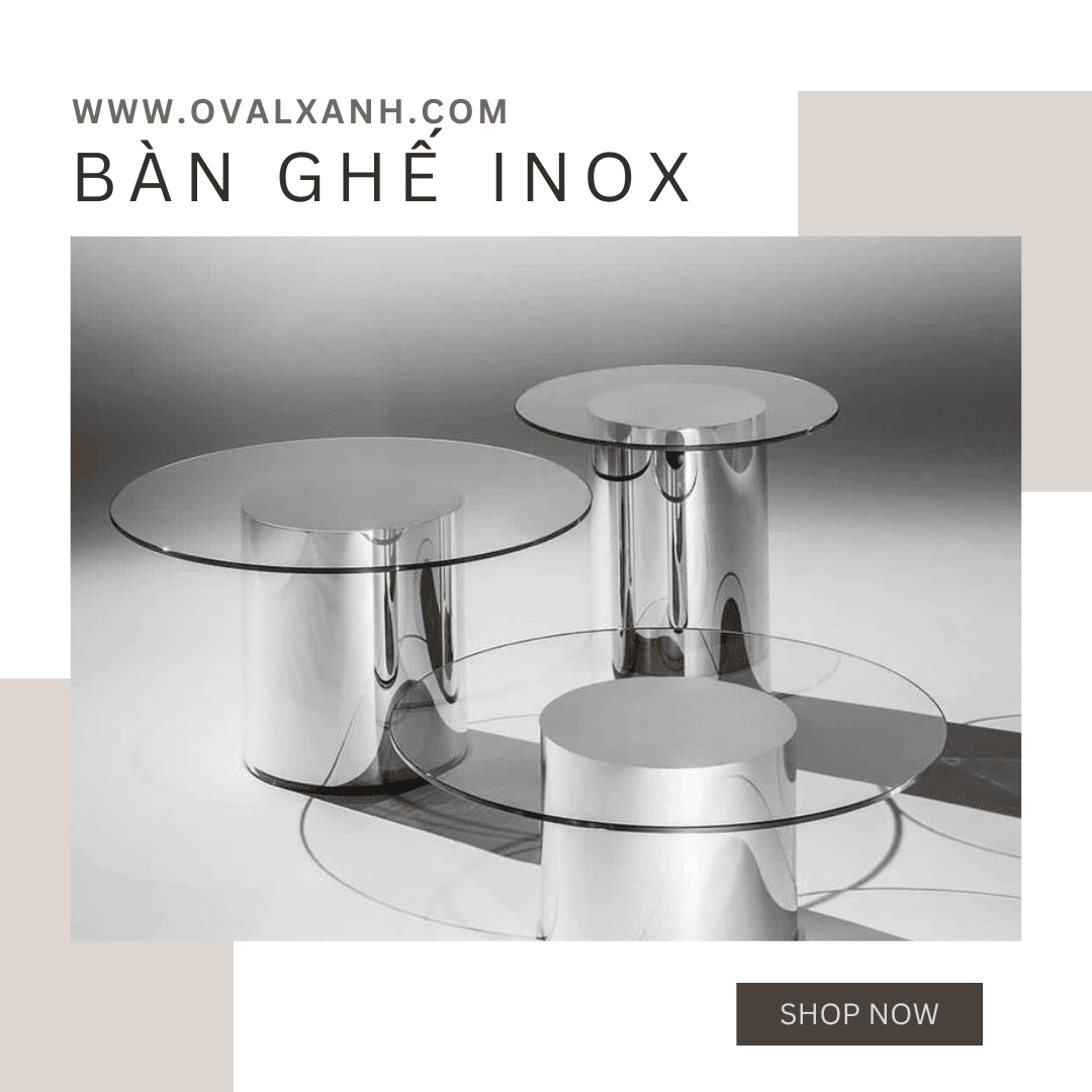 ✨ BÀN GHẾ INOX – BỀN ĐẸP, CHẮC CHẮN, GIÁ TỐT CHO MỌI CÔNG TRÌNH ✨